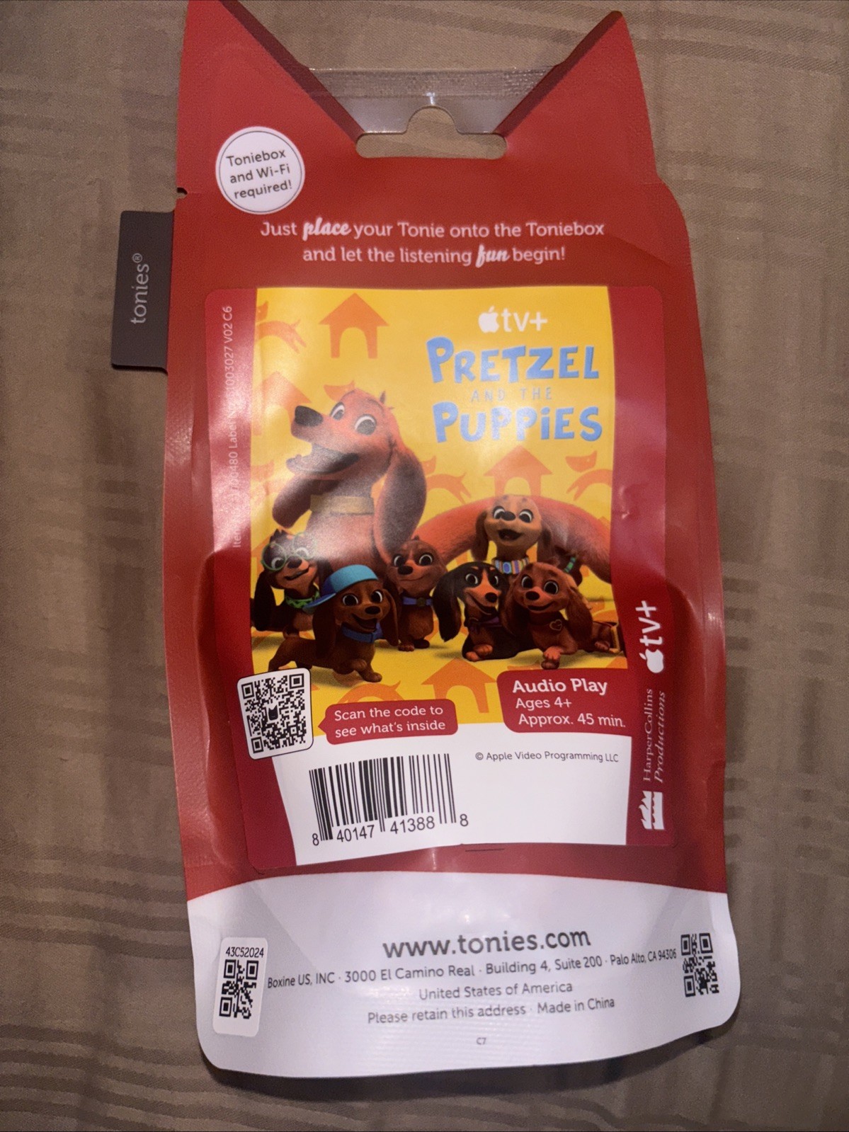 New Tonies Pretzel and the Puppies Tonie for Toniebox