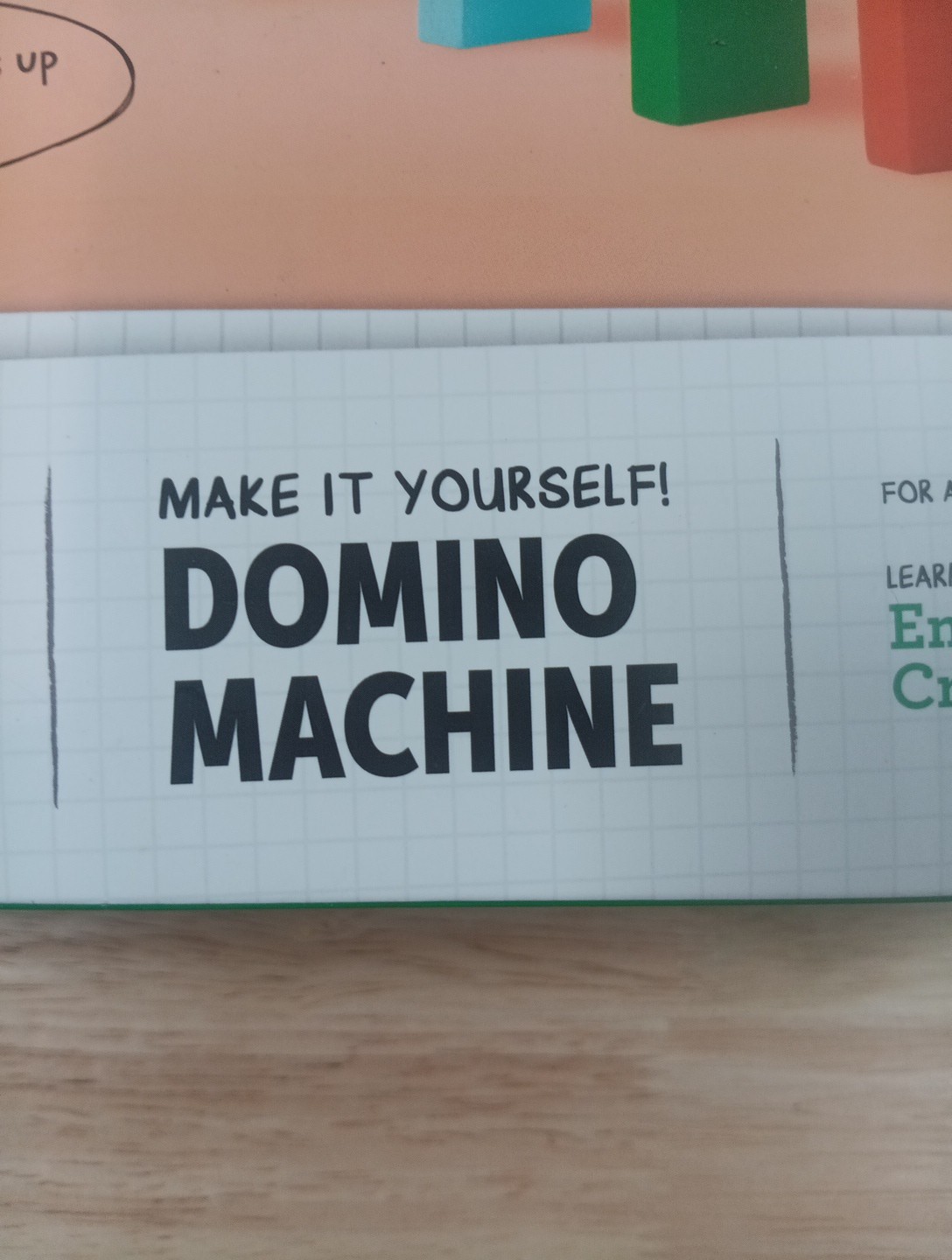 Kiwi Co Tinker Crate Domino Machine, Explore Stem And Learn Engineering New
