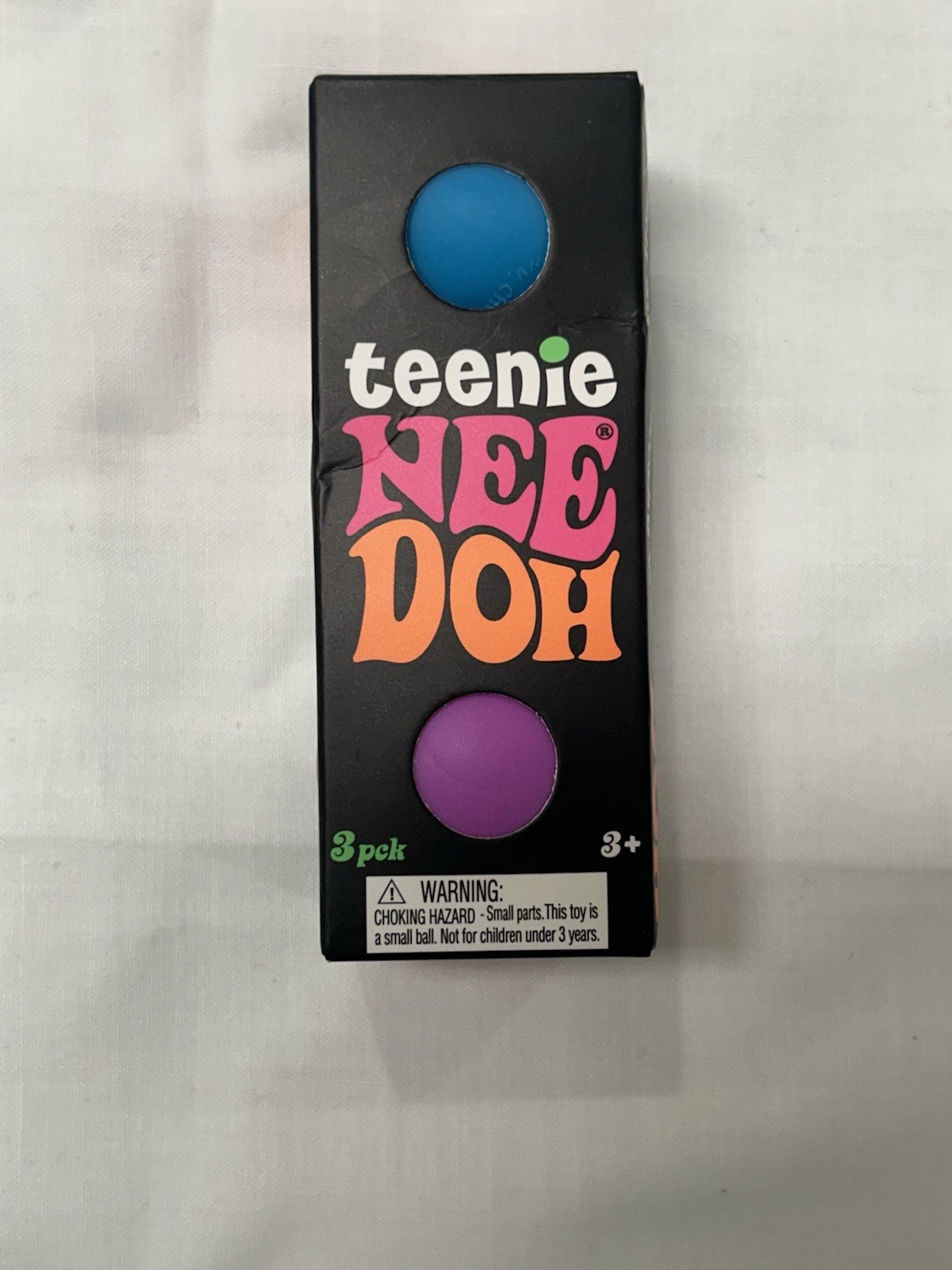 Nee Doh Teenie Groovy Glob Authentic Squeeze Toys 3 Pack Randomly Assorted