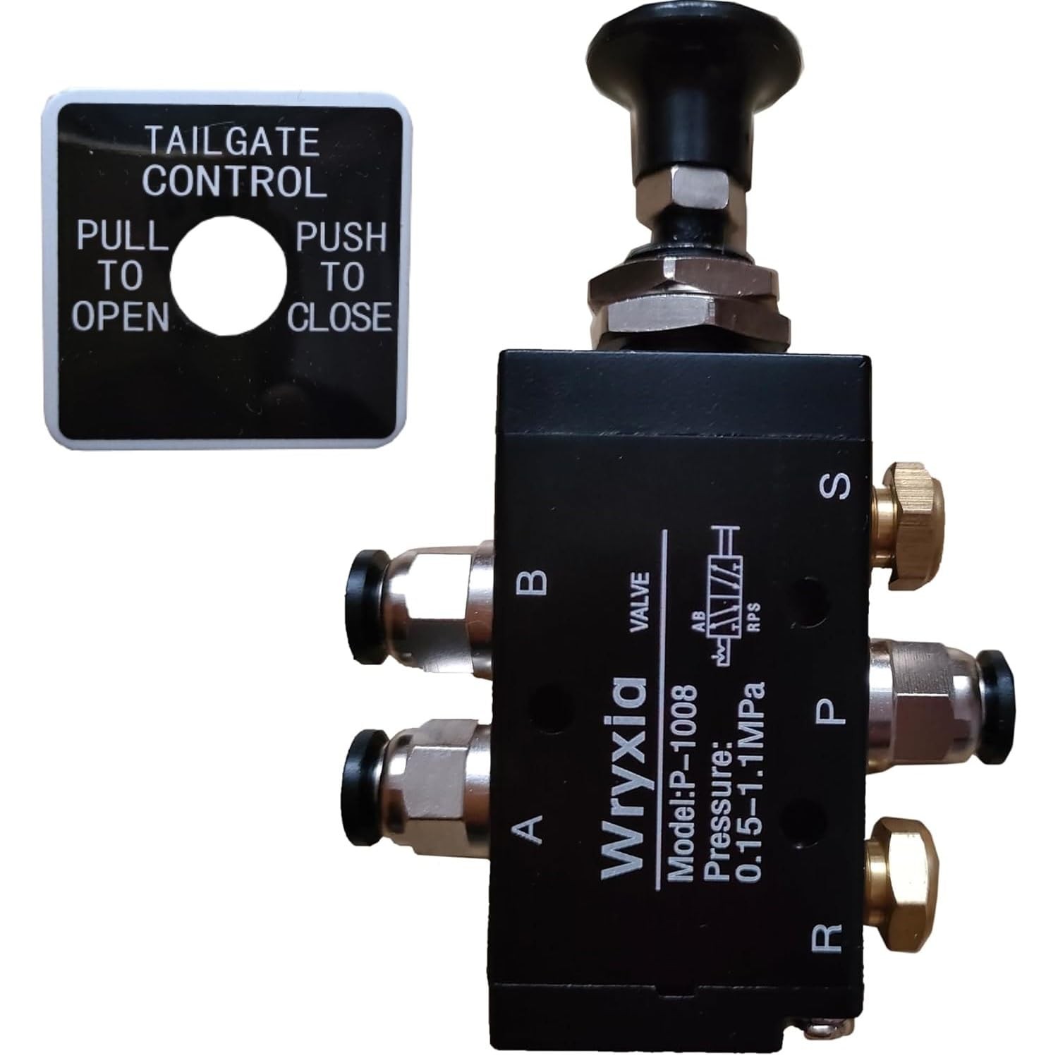 Wryxia Air Valve Push-Pull 4 Way 2 Position Manual Dump Truck Tailgate Valve …