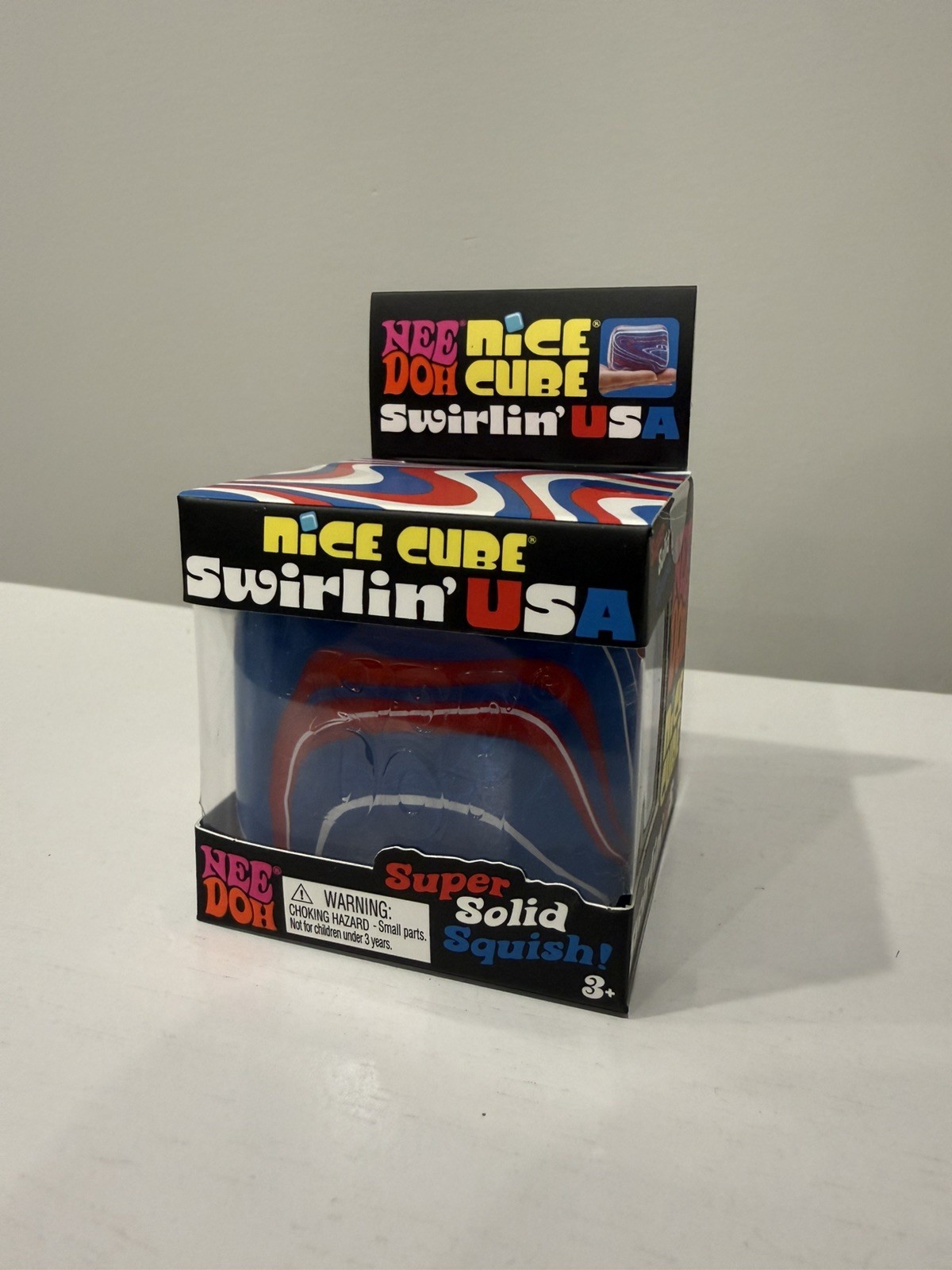 Schylling Needoh Nice Cube Swirlin’ USA 2.5″ Viral
