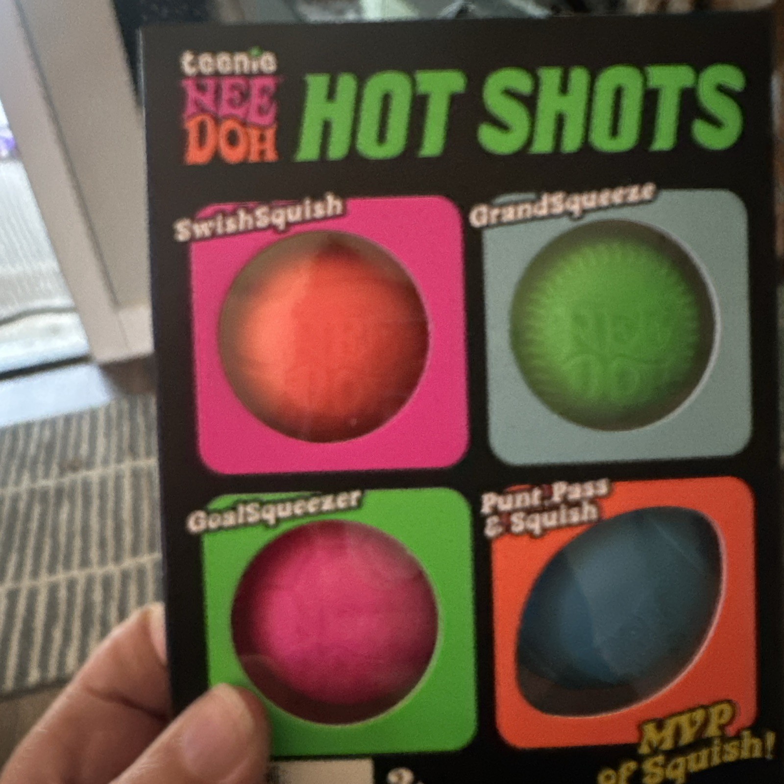 Needoh Hot Shots Teenie Multipack Nee Doh Mini 4 pack TIKTOK – AUTHENTIC New Box