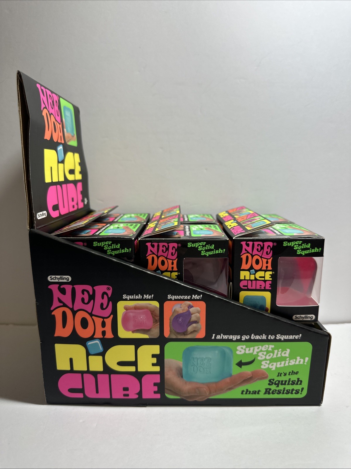Schylling Needoh Nee Doh Nice Cube Case Of 12 With Display Box