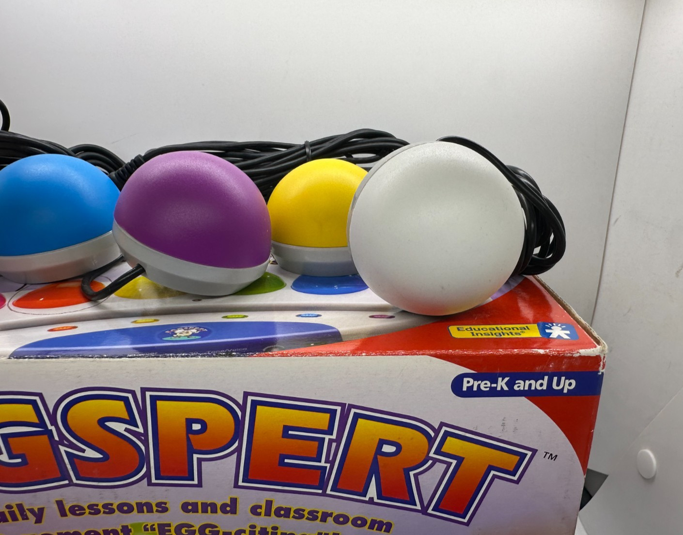 Eggspert Buzzer Game EI-7880 2001 Complete Set Educational Works Read Descriptio