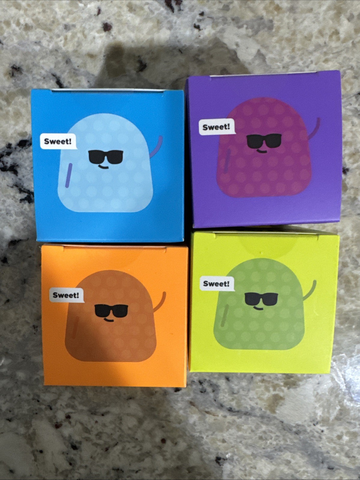 Target J’adore Gumdrop Squishy LOT OF 4, Purple, Orange Blue Lime New Bundle