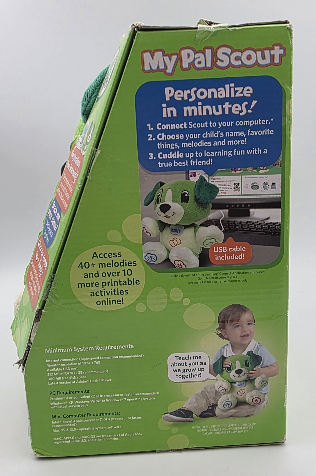 LeapFrog My Pal Scout Interactive Plush Toy (Brand New | NIB | Damaged Box)