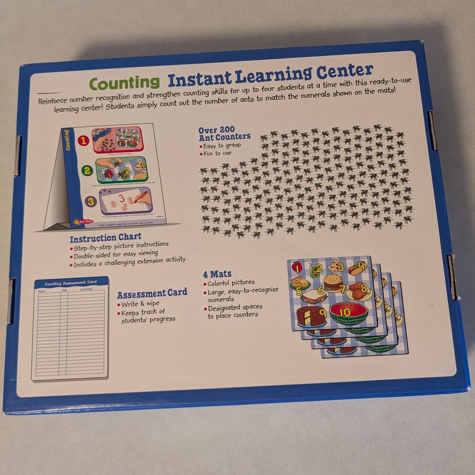 Lakeshore Instant Learning Center Counting Game – Complete Set – Ages 4 and Up