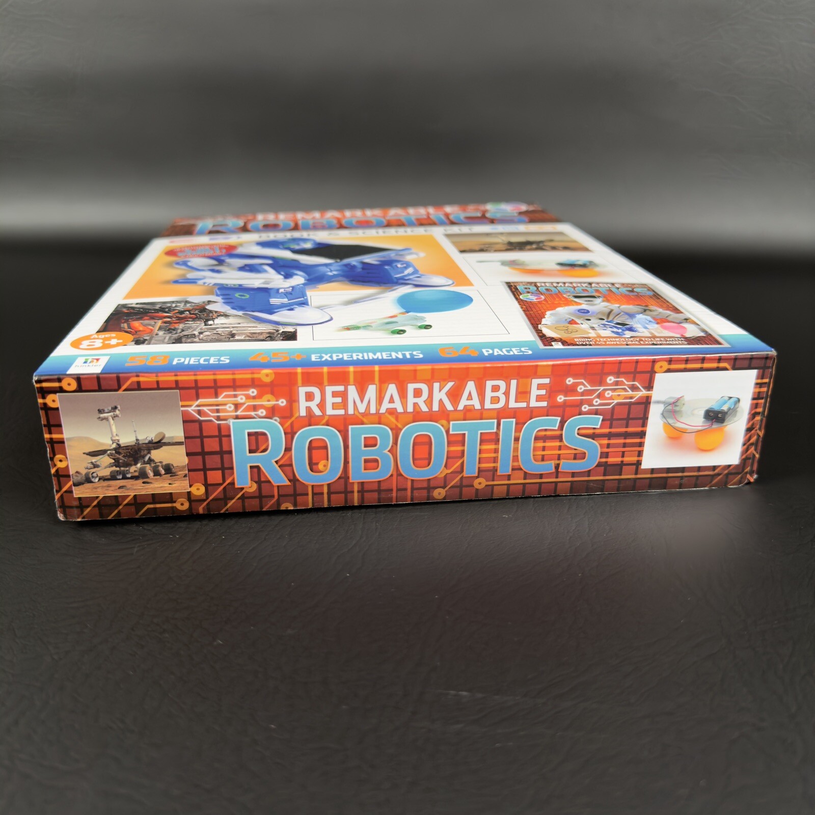 Remarkable Robotics Book & Science Kit 3 in 1 Robot 58 Pieces , 45+ Experiments