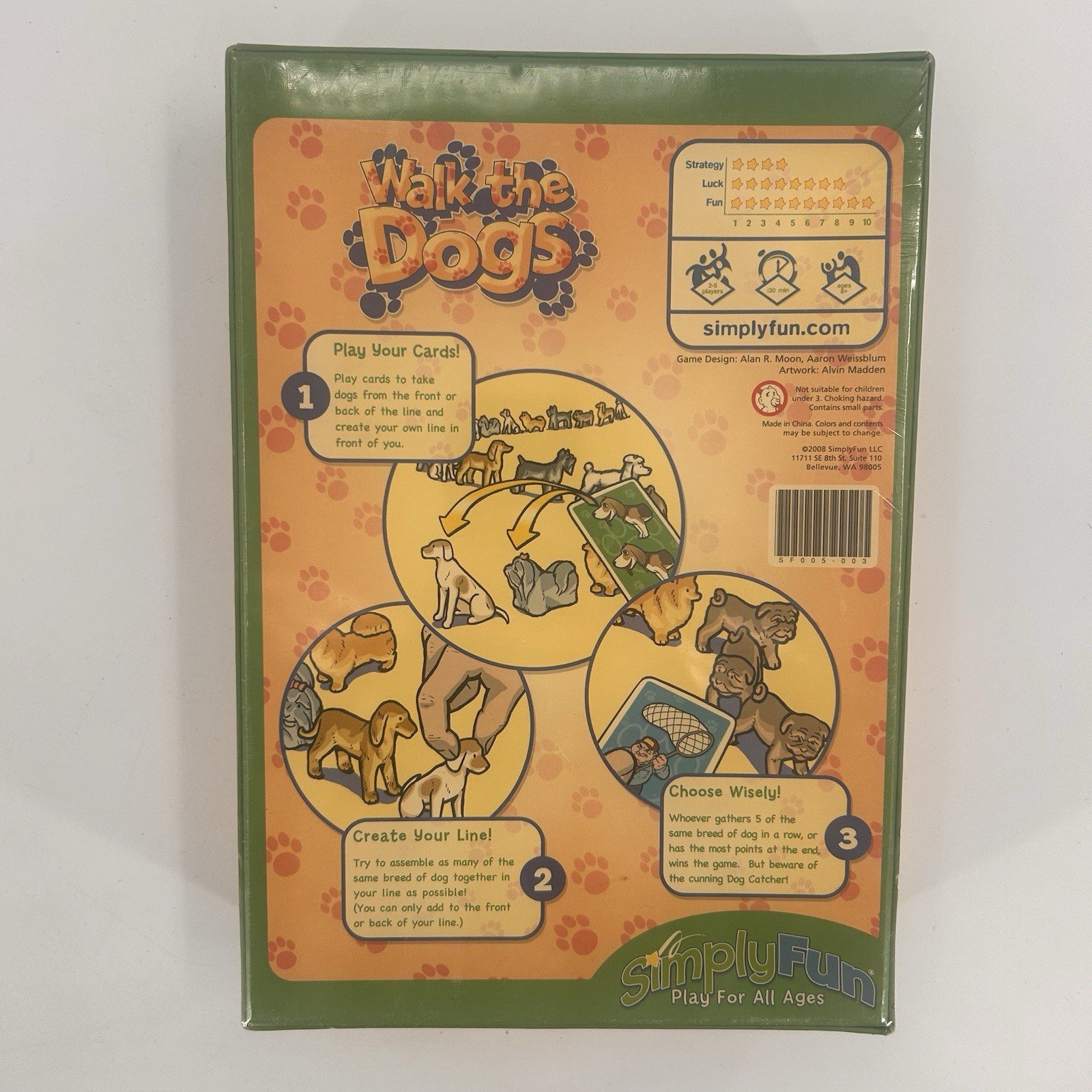 SimplyFun Walk The Dogs Educational Stem Math Game NEW SEALED Fast Shipping