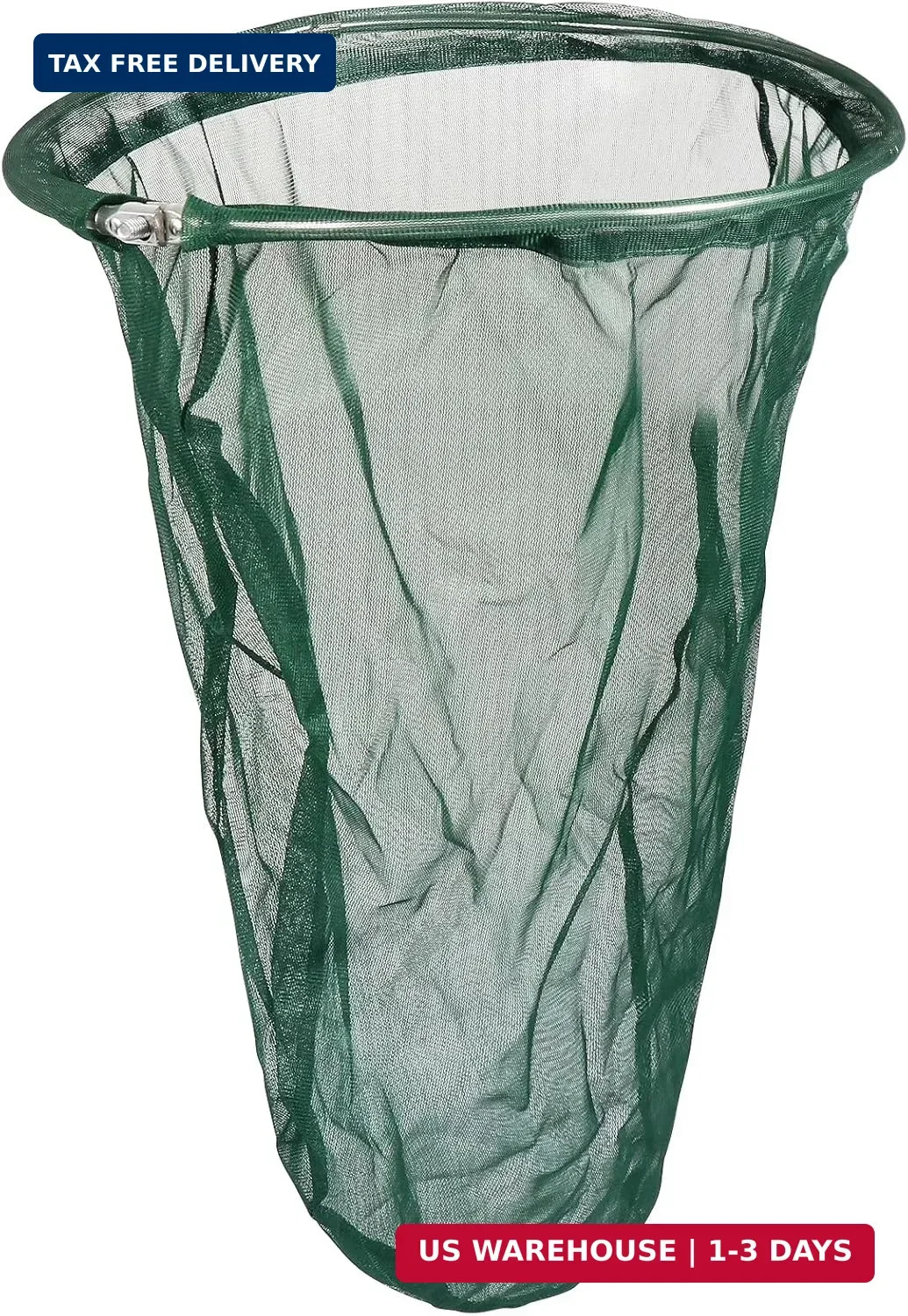 RESTCLOUD Insect and Butterfly Net Replacement Net Ring 12″ Ring, 24″ Net Depth,