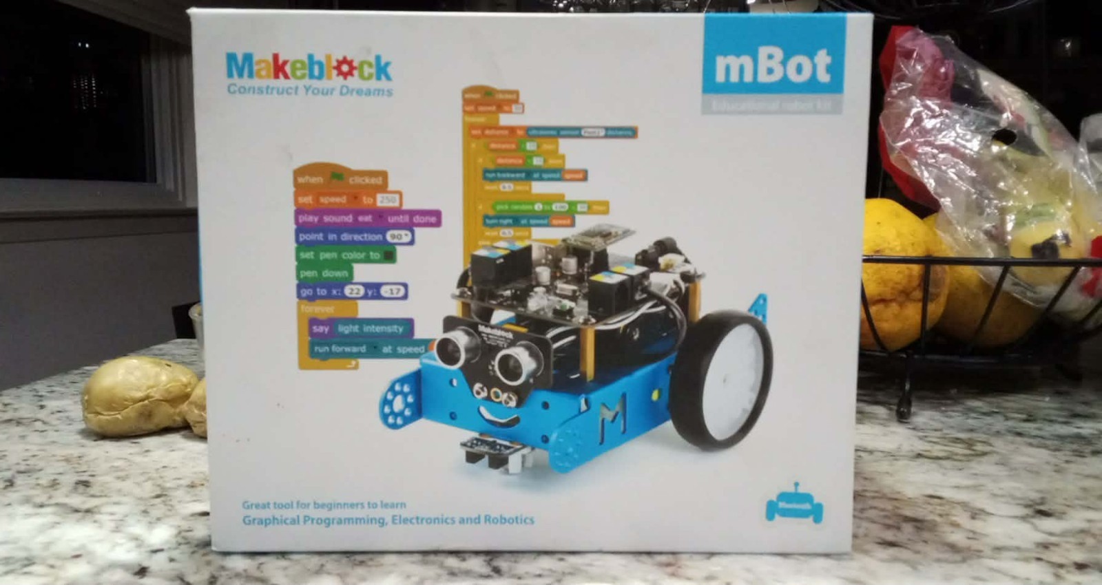 Makeblock mBot Robot Kit for Young Innovators – Ages 8+ STEM Education NEW