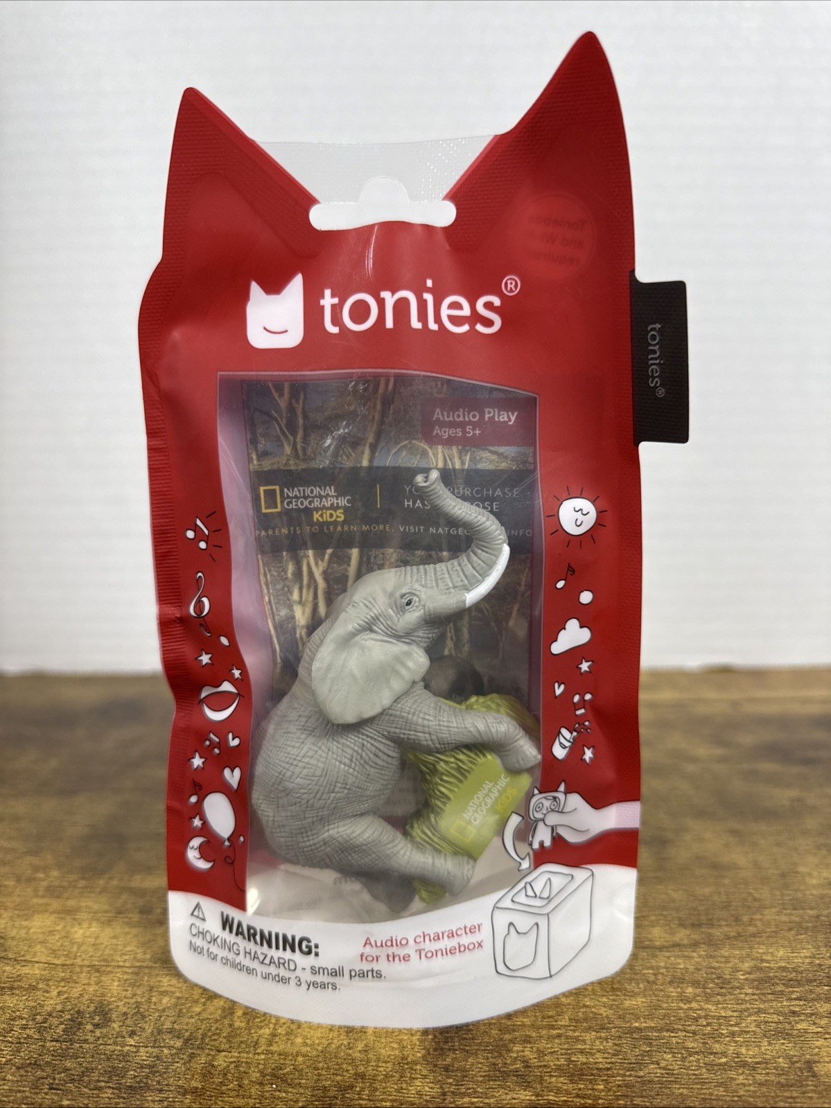 Tonies National Geographic Kids Elephant Audio Play Figurine Character New