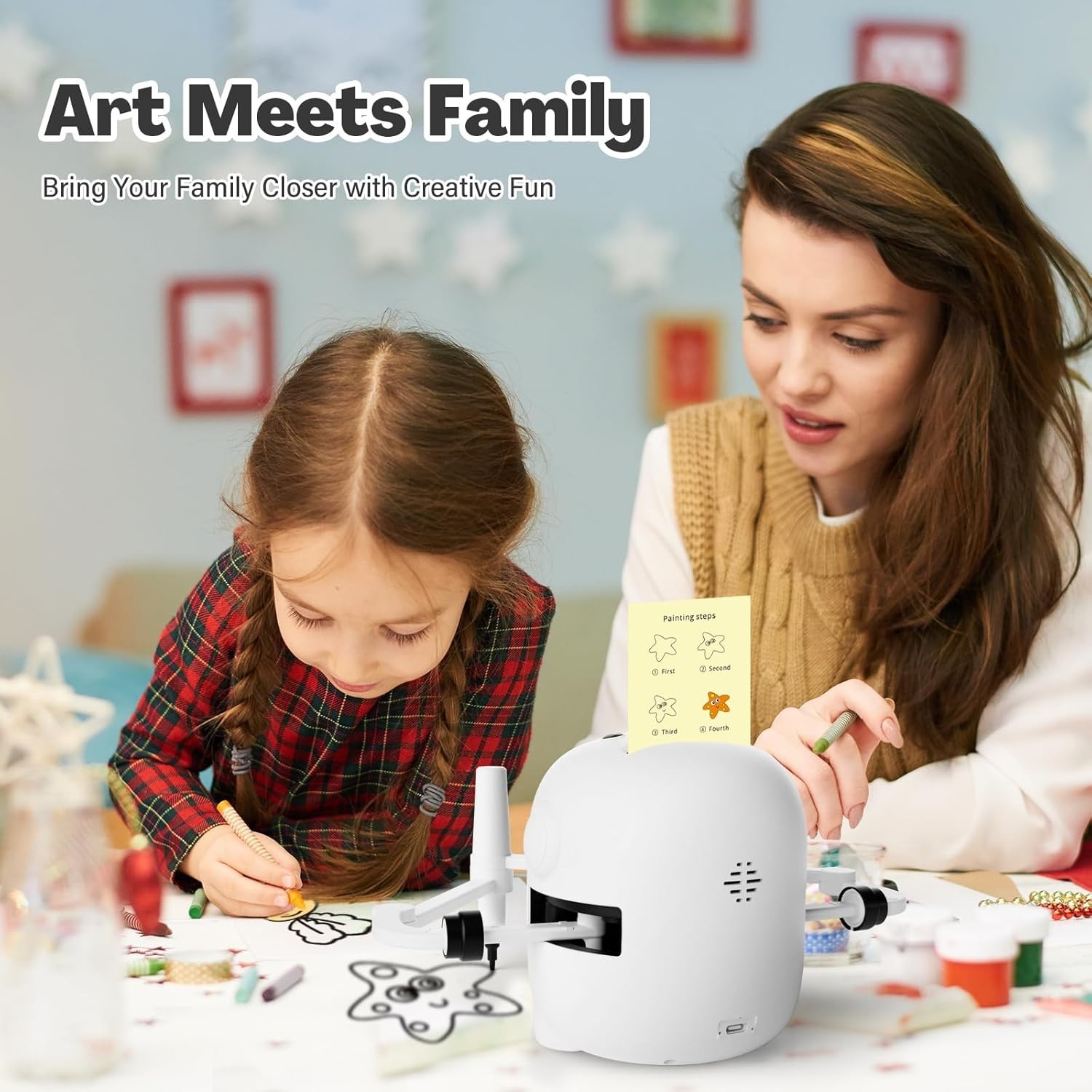 Educational Drawing Machine for Kids – Voice-Controlled & 150 Creative Cards