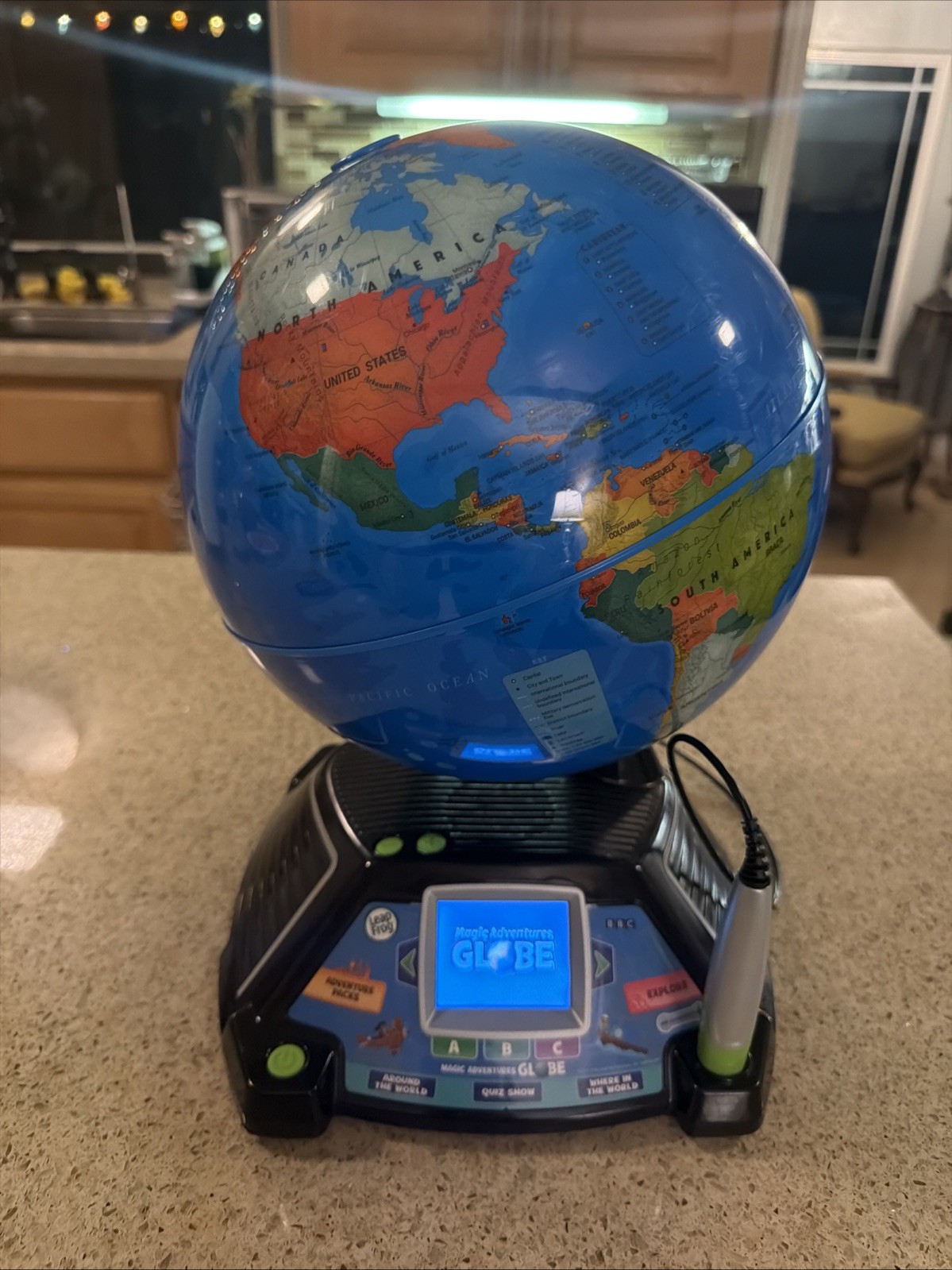 LeapFrog Magic Adventures Globe 2.8″ Video Screen BBC Interactive Games – Used