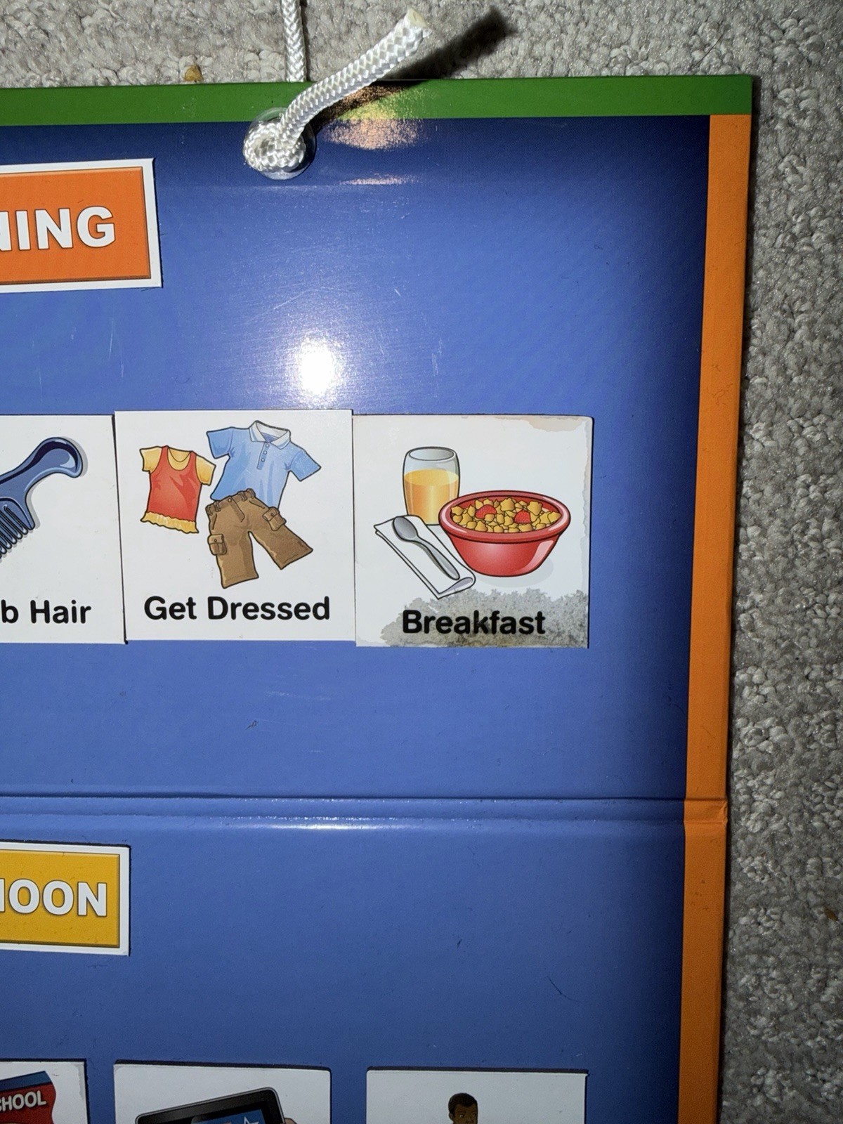 Daily Routine Magnetic Board Visual Schedule