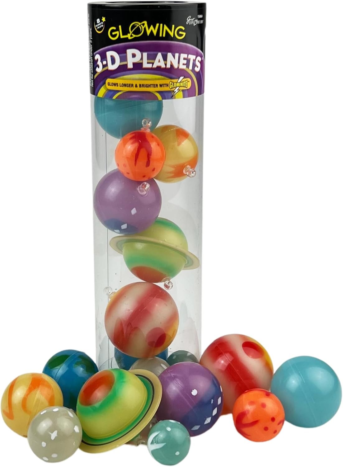 University Games 3-D Planets in a Tube Glow-in-the-Dark