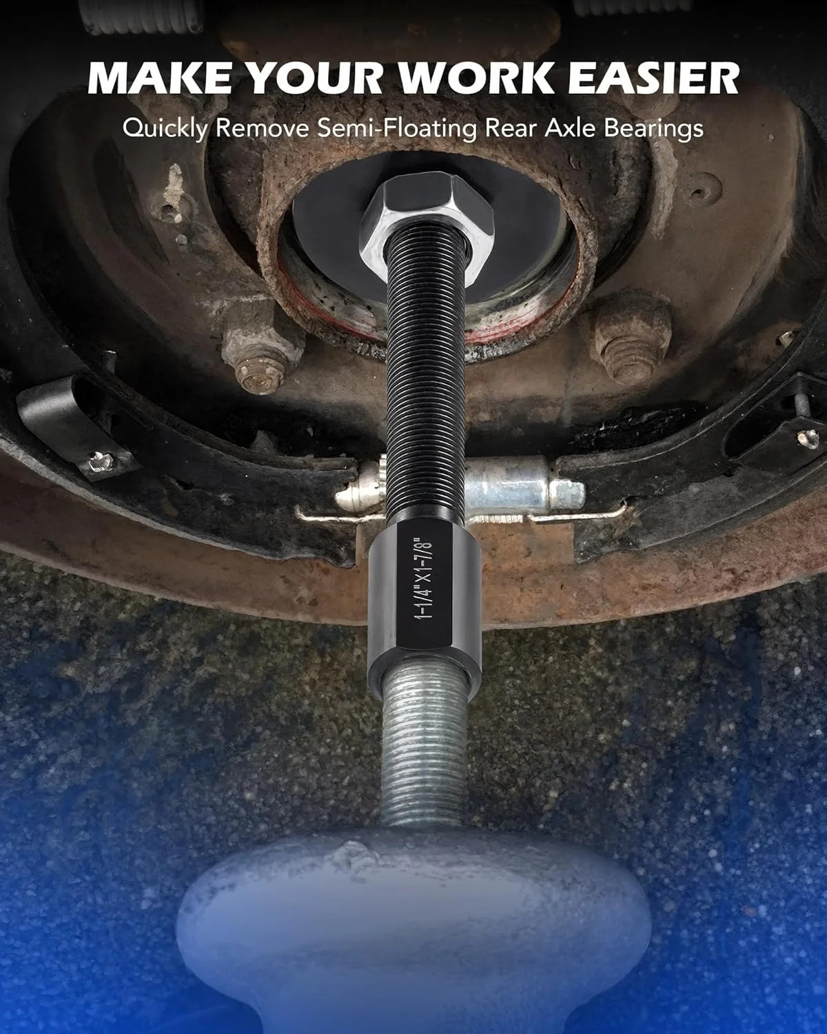 Orion Motor Tech Rear Axle Bearing Puller Tool Set, Rear Axle Bearing Remover Se