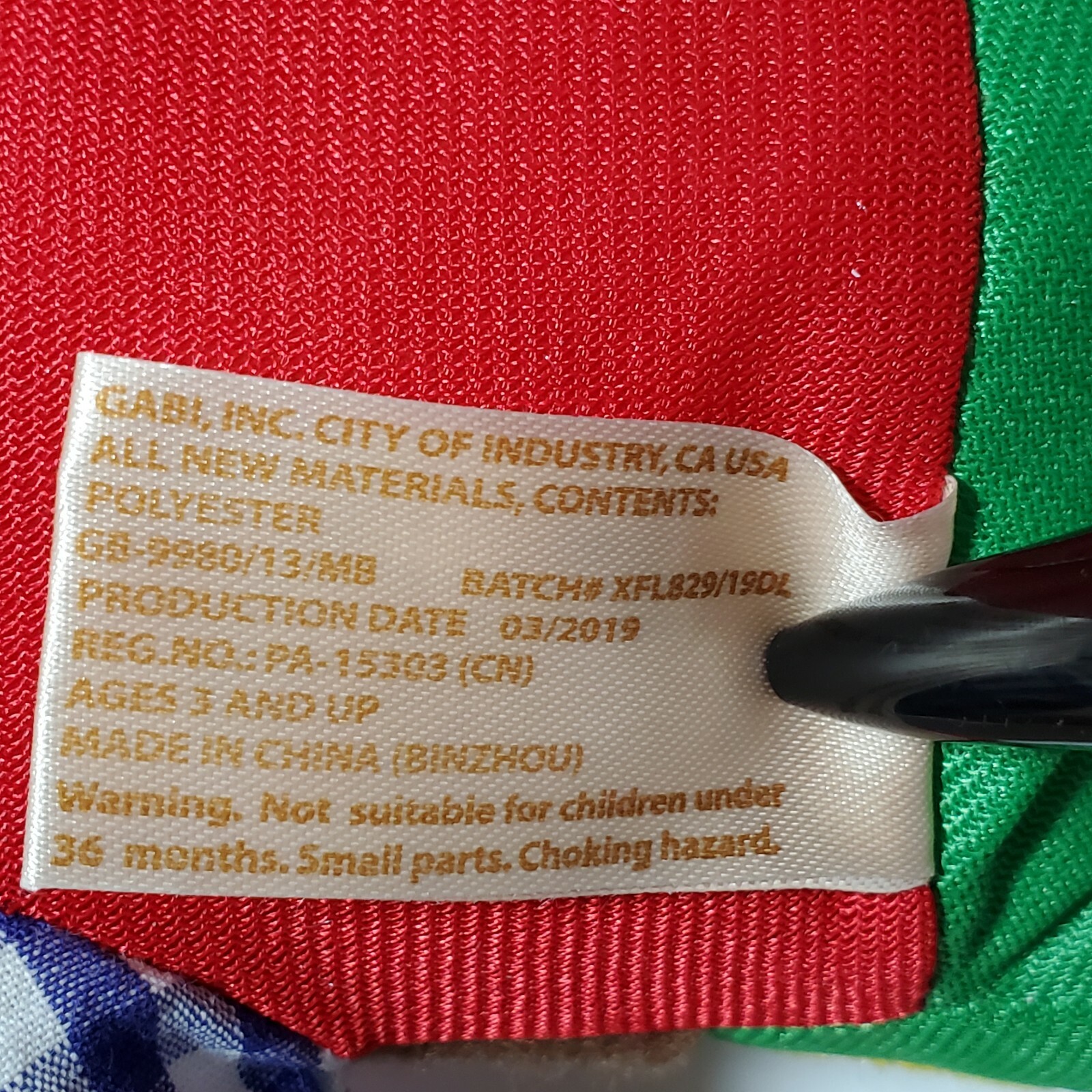 GabiToy Educational Musical Teddy Bear Plush 14” Learning Zipper Button Snap GUC