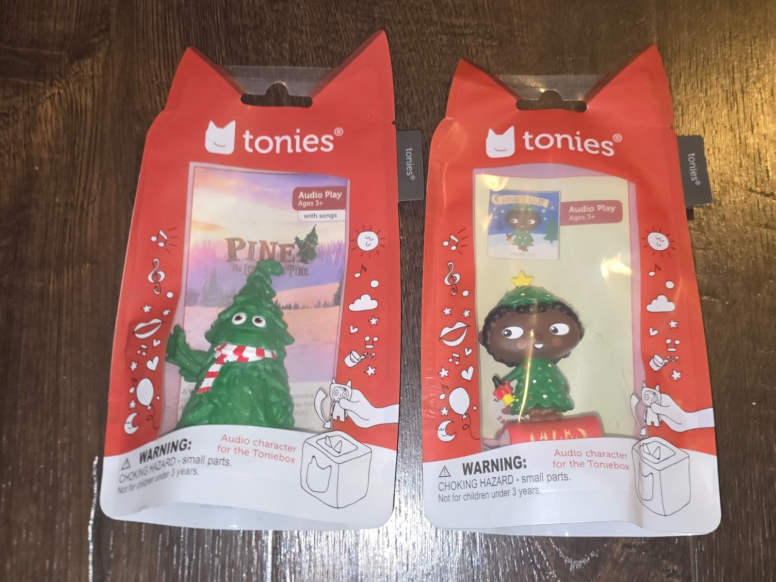 2 Tonies Piney The Lonesome Pine Christmas Tales Tonie Figurines New *