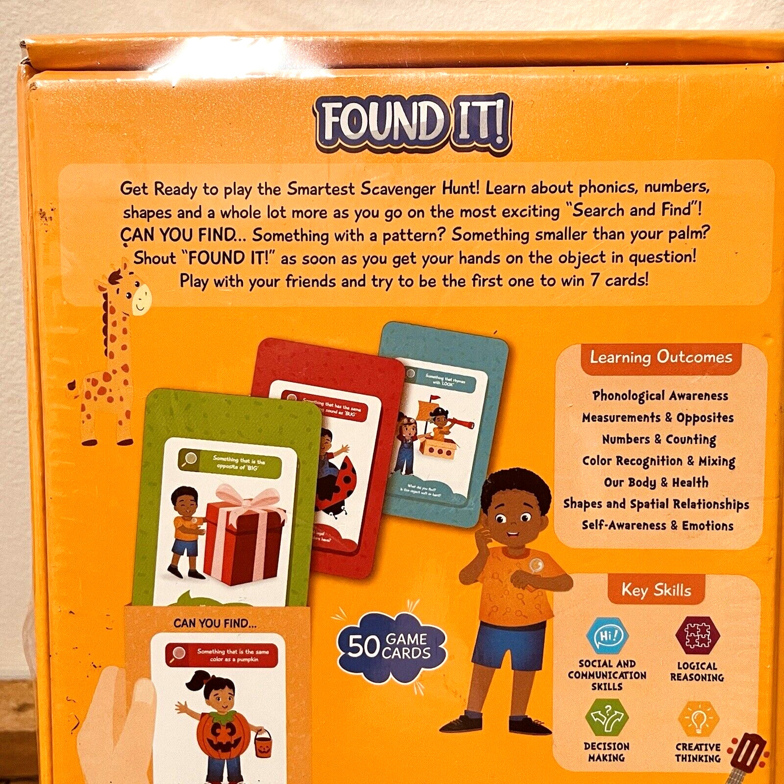 Found It Scavenger Hunt Game Indoor Skillmatics Kids Ages 4–7 NEW Sealed
