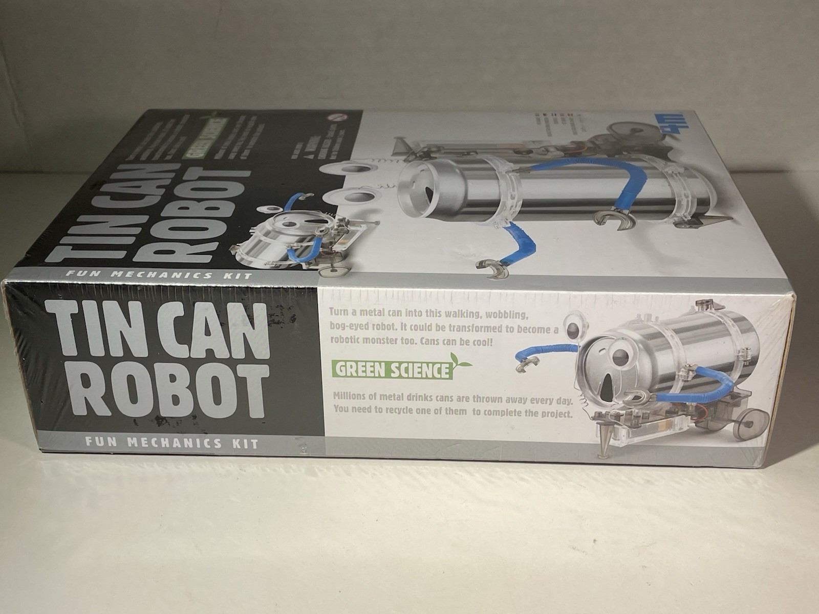 4M Toysmith, KidzRobotix Tin Can Robot, DIY Science Kits STEM Powered Kids NEW