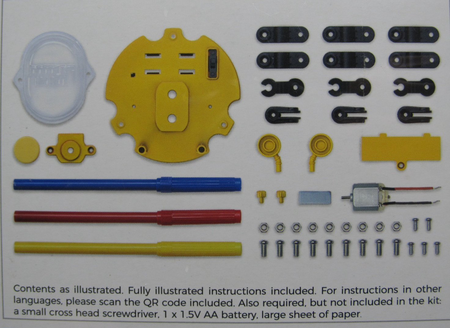 4M Kidz Robotix Doodling Robot DIY Science Engineering Robotics Kit New Sealed