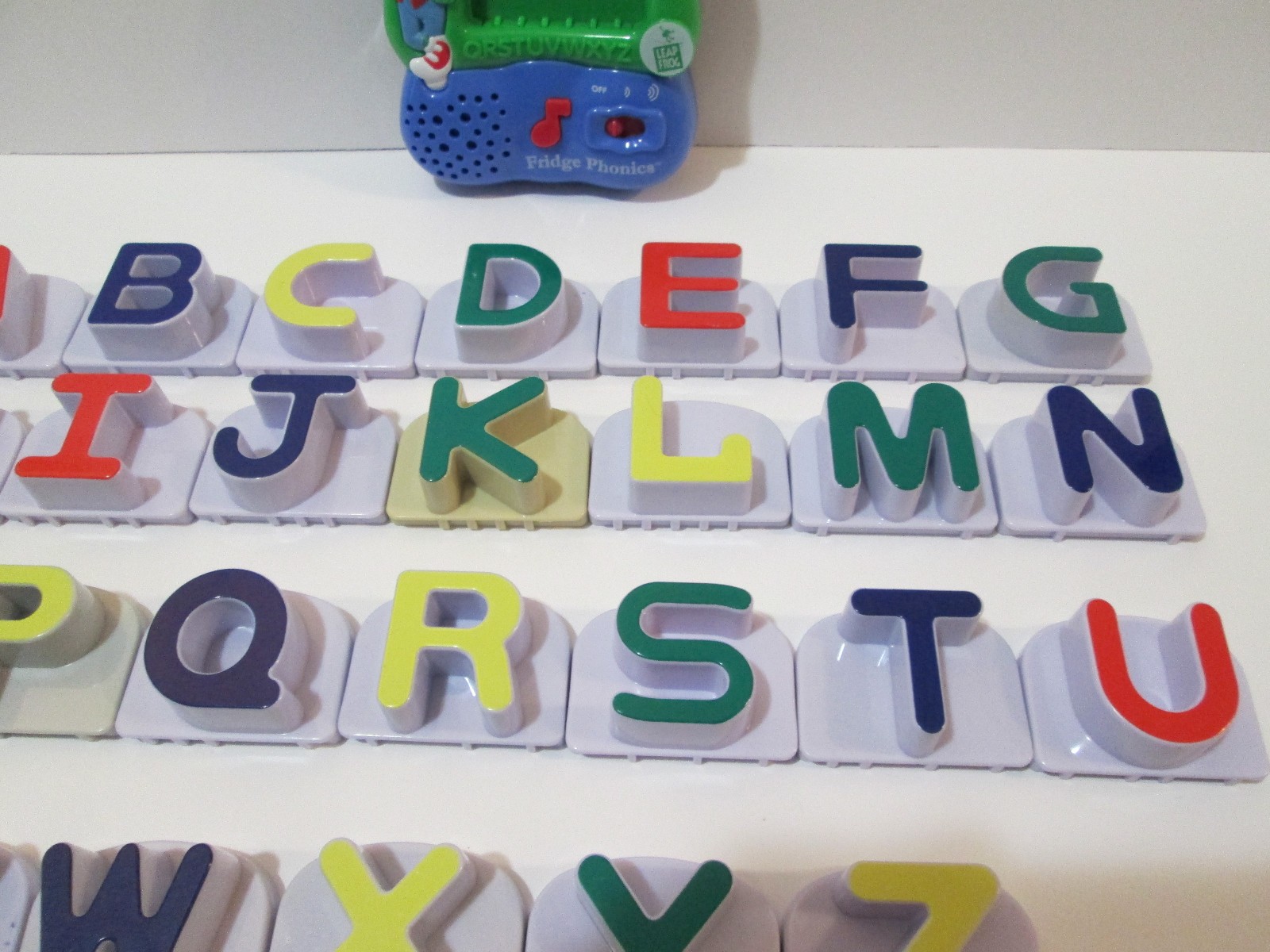 LeapFrog Talking Fridge Phonics Letter Set Alphabet ABC’s 2002