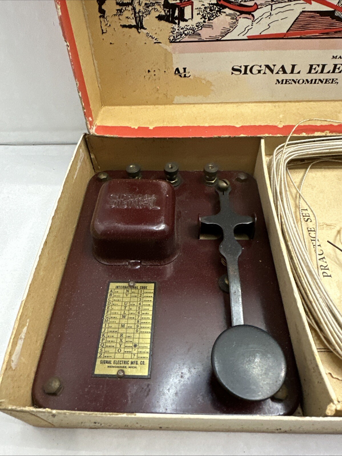 1930’s R-70 Model Signa Jr. Twin Wireless by Signal Electric Mfg. Co. Complete