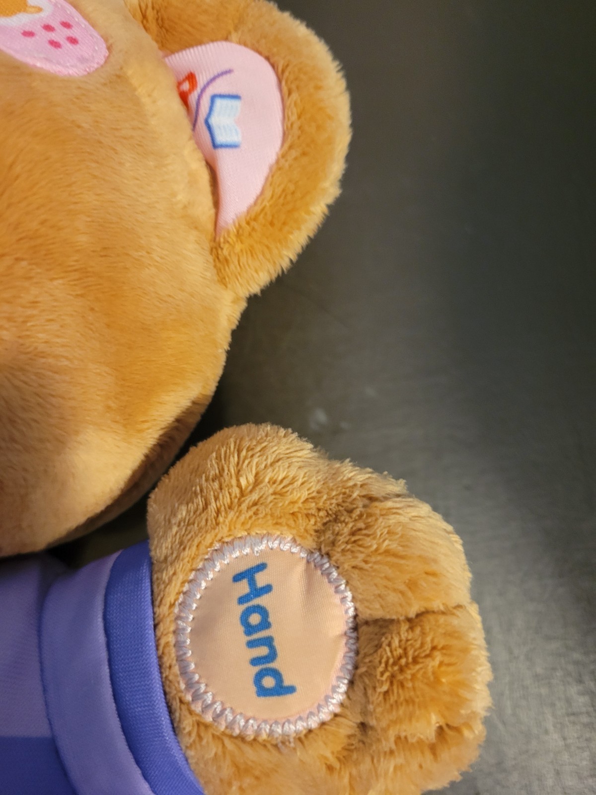 VTech Care and Learn Teddy Bear Interactive Plush Discontinued Sings Talks