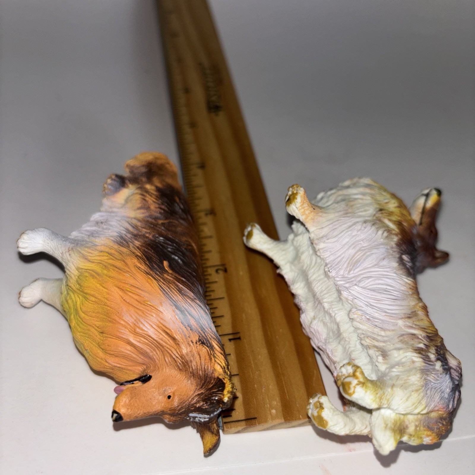 Collie Dog 3″ Wild Animal Educational Toy Figures X 2