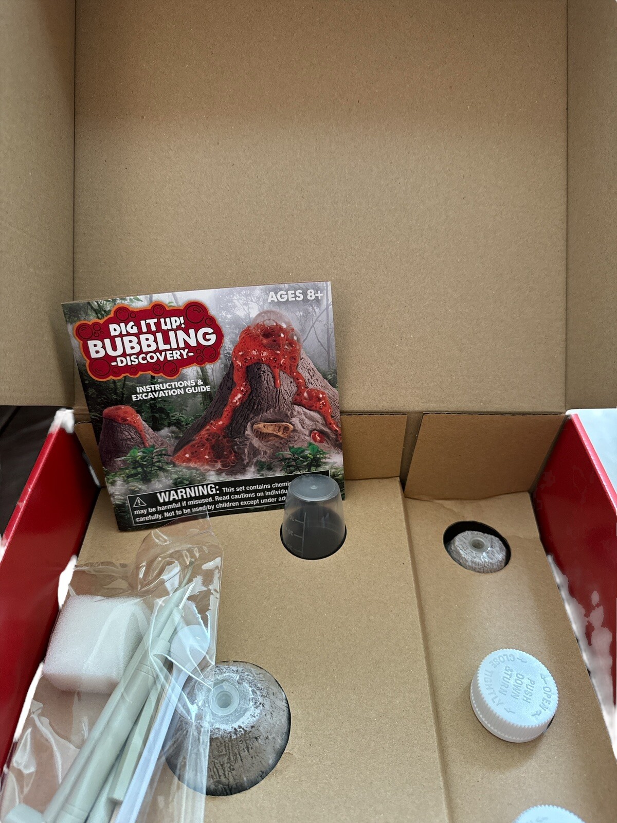 Prehistoric Volcano Dig It Up Bubbling Science – 8 Artifacts Ages 8 and up