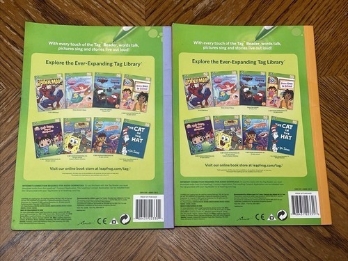 LeapFrog Tag Junior On the Go Bus & 3 Books I Spy Vowels Phonics 2010s