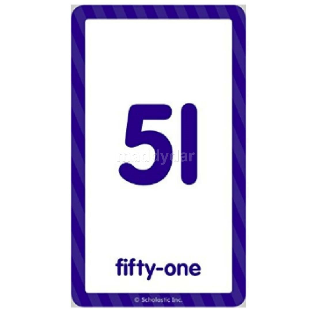 Flash Cards: Numbers 0 – 100