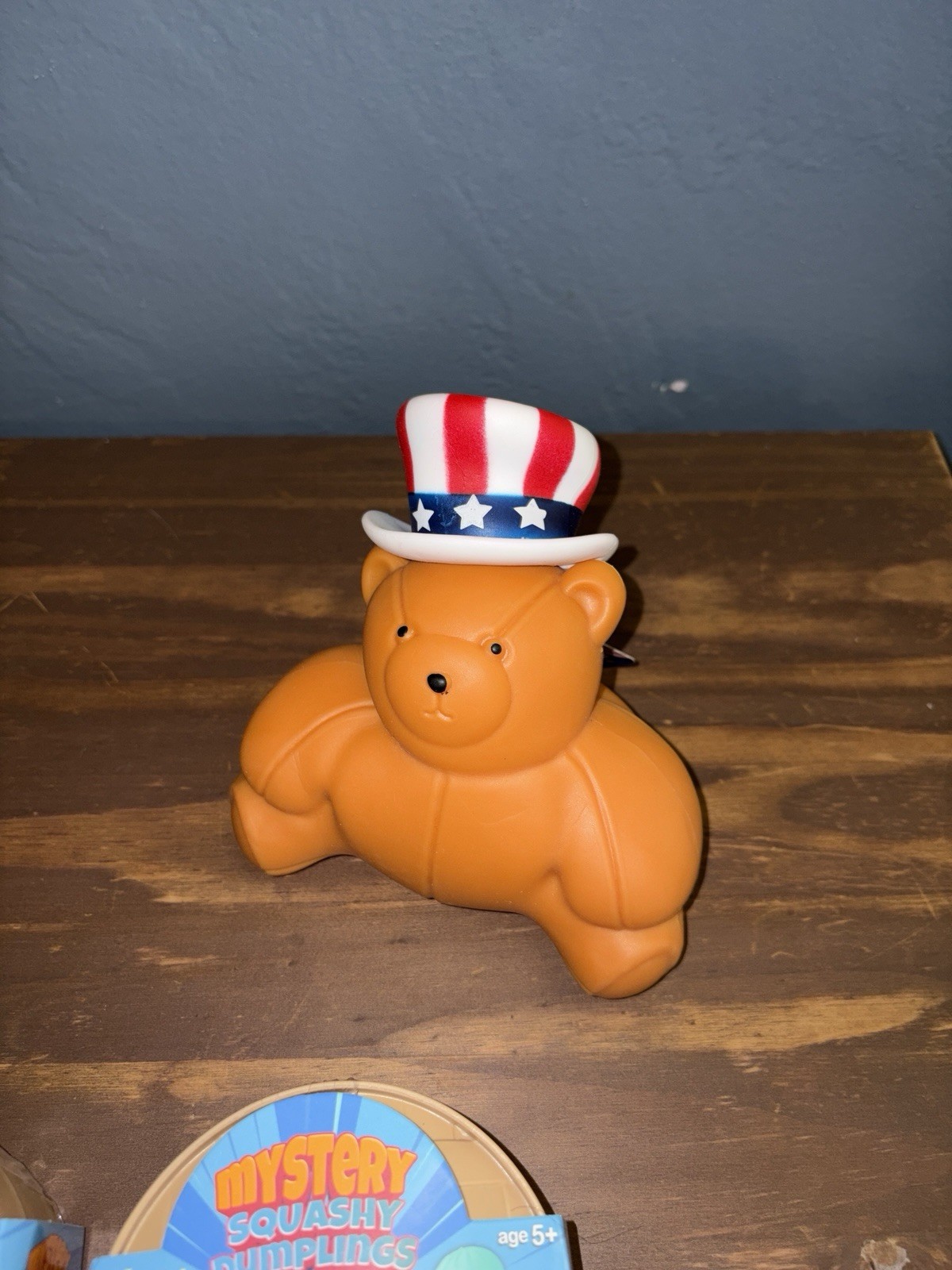 7pcs Squishy Bundle Needoh Color Change Dumpling Patriotic Teddy Bear Chicken