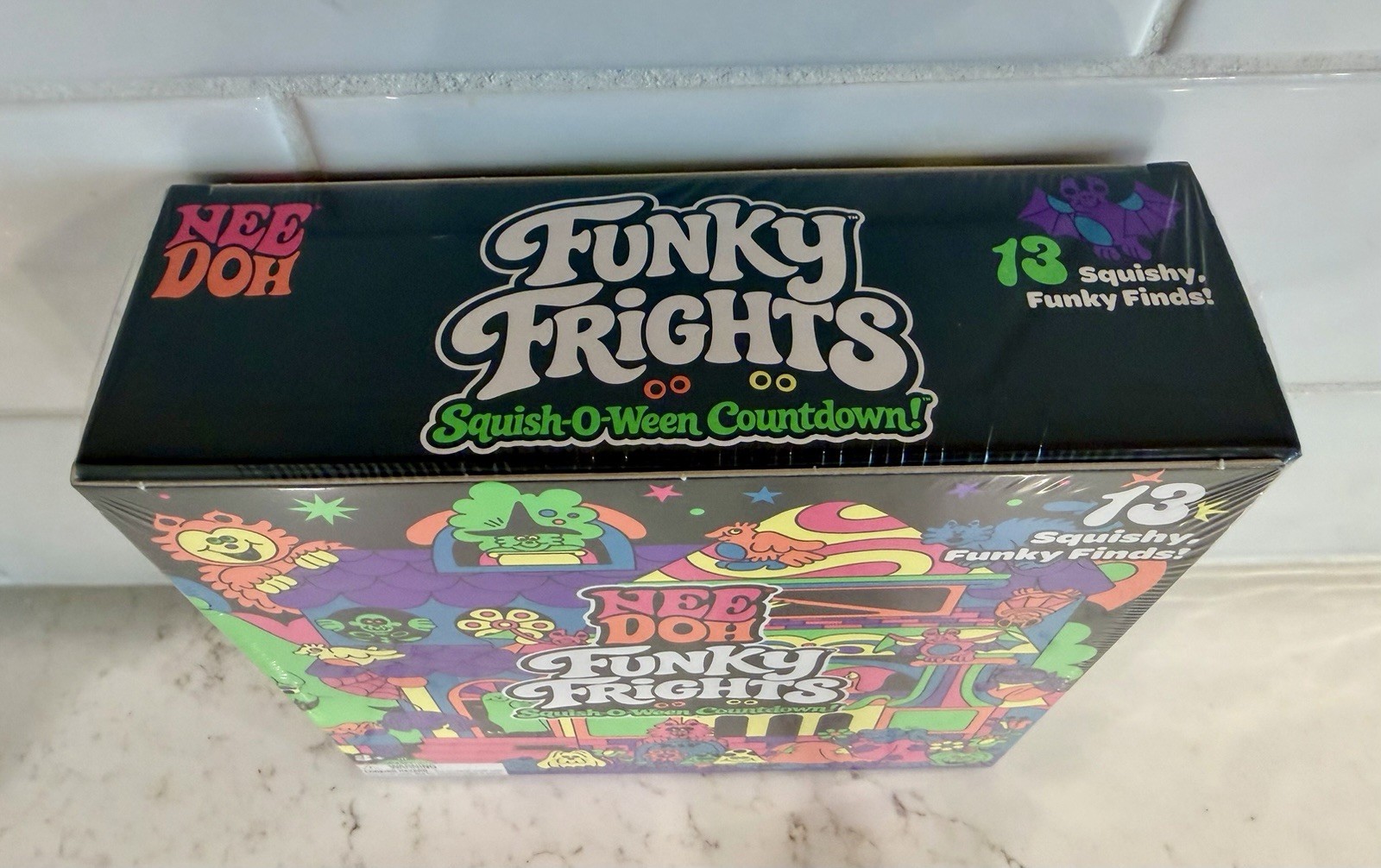 NeeDoh Funky Frights Squish-O-Ween Countdown Set 13 HALLOWEEN BRAND NEW SEALED