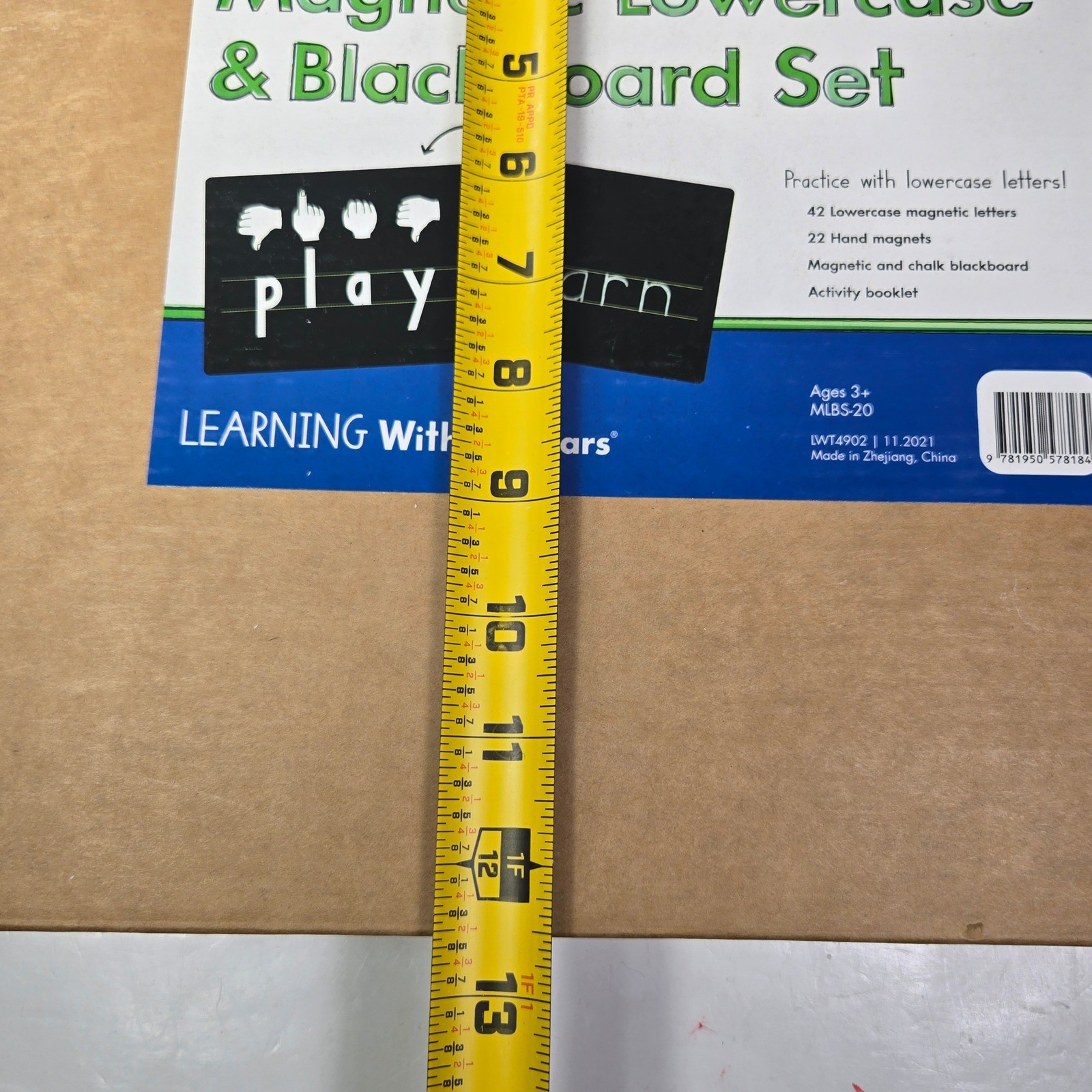 Learning Without Tears Magnetic Lowercase & Blackboard Set MLBS-20 New