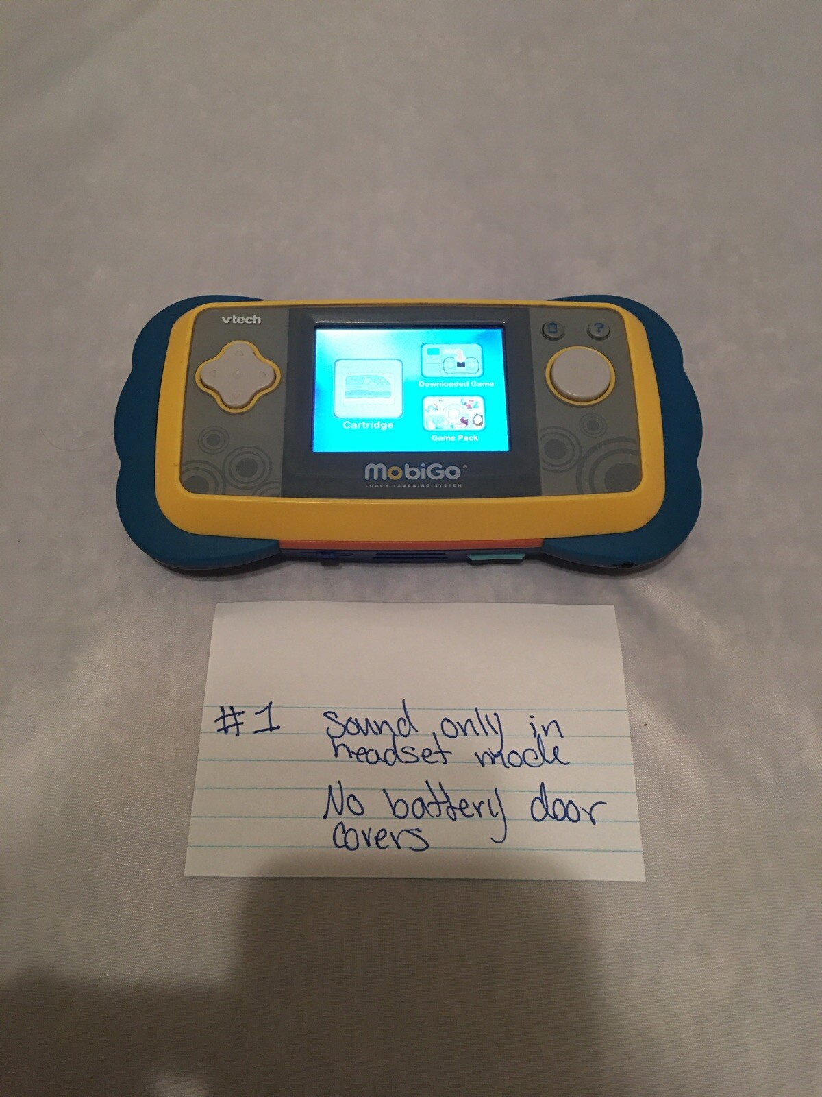 VTech MobiGo Touch Learning System Youth Educational #1 READ important
