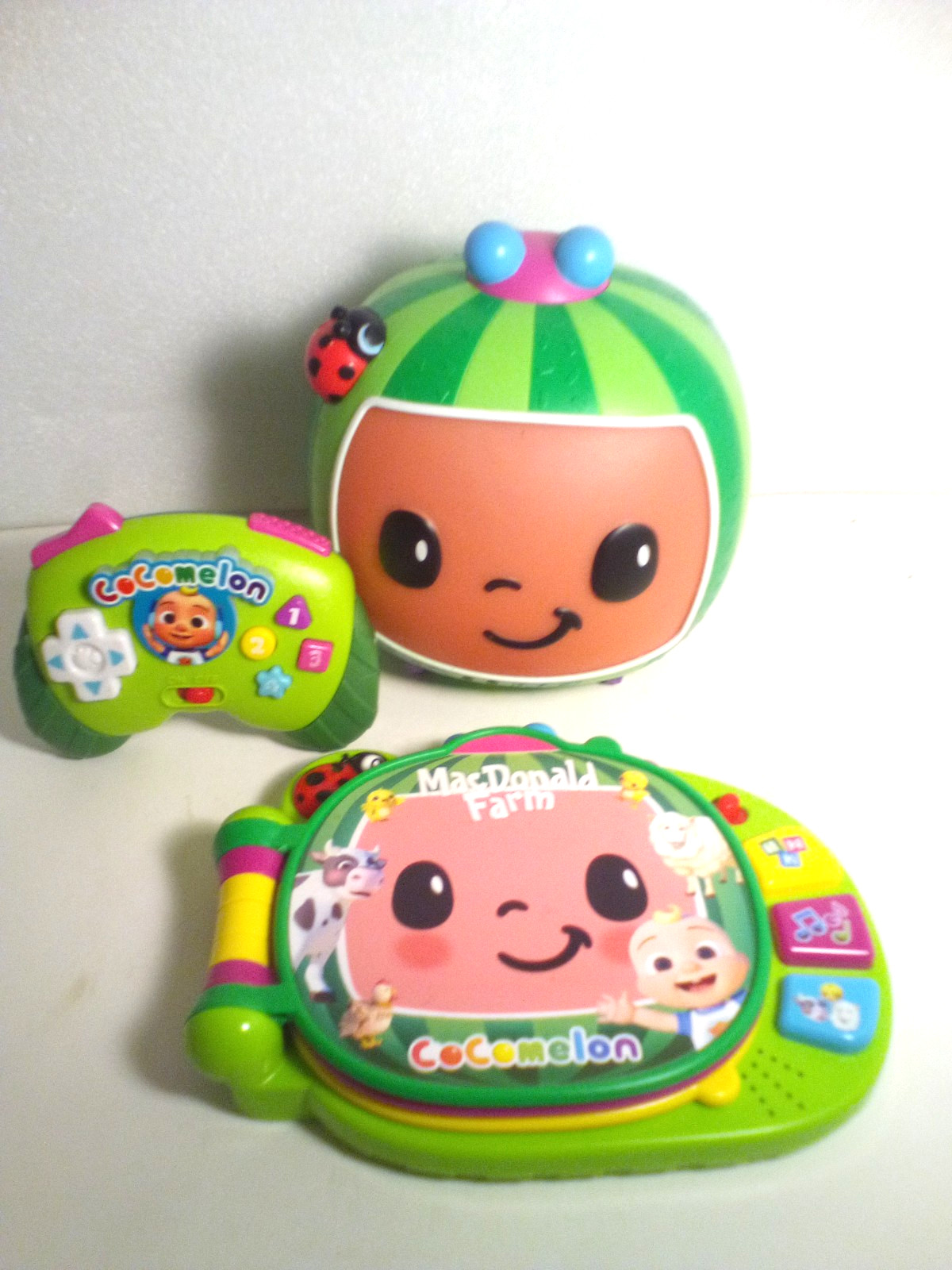 Cocomelon Interactive Developmental learning Toy Mixed Lot of 3 Nice WORKING!