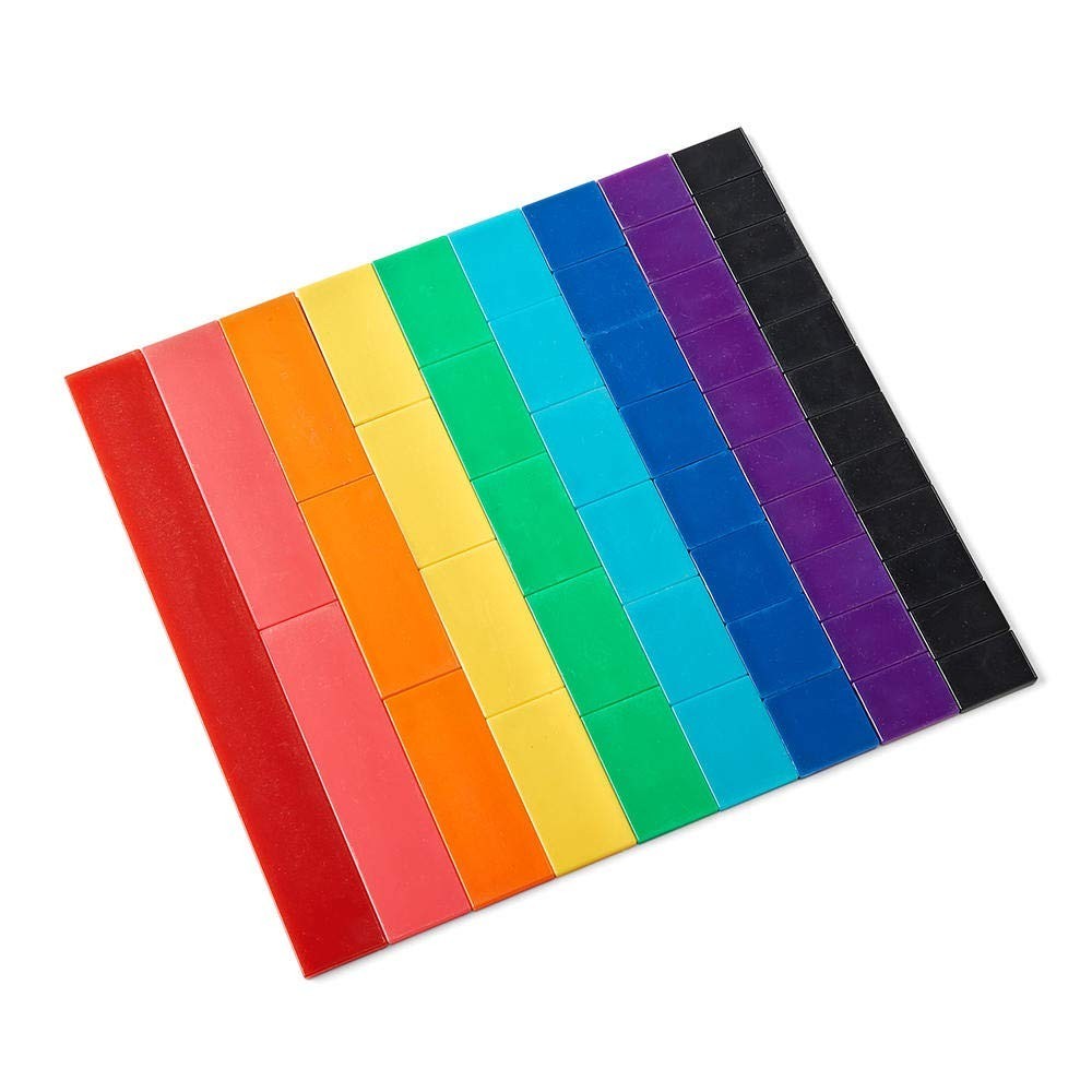Durable Plastic Fraction Tiles for Hands-On Learning – Montessori 4th Grade Set