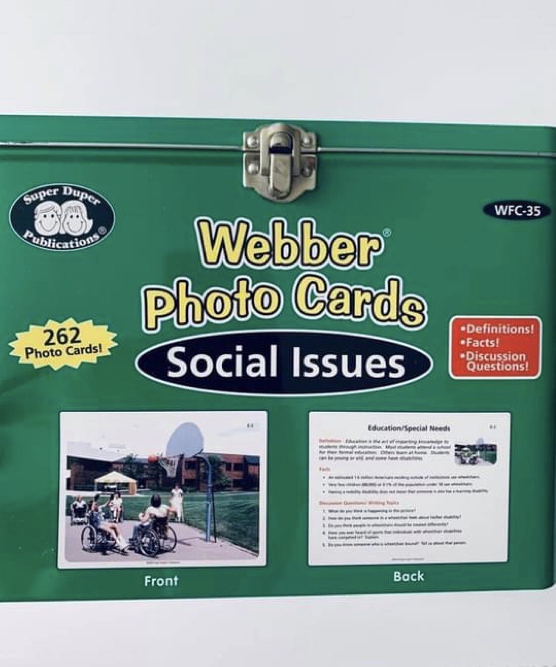 Superduper Social Skills Cards Box Autism ESE ABA Speech Therapist SpEd Teacher