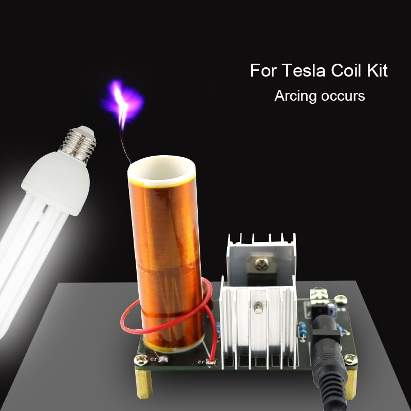 Unassembled Mini Tesla Coil Music Tesla Coil Kit For Music Fans Enjoy Music Arc