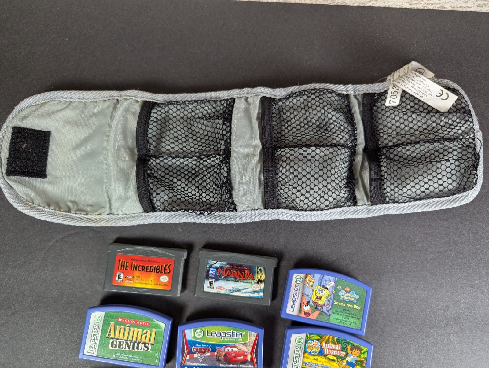 Leapfrog Leap Pad Leapster Learning Cartridges Lot of 7 Games & Case 2 Nintendo