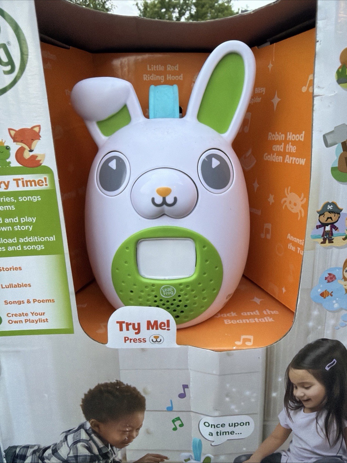 Leap Frog On-the-Go Story Pal LeapFrog Storyteller Lullabies Songs Poems 3+ 11a