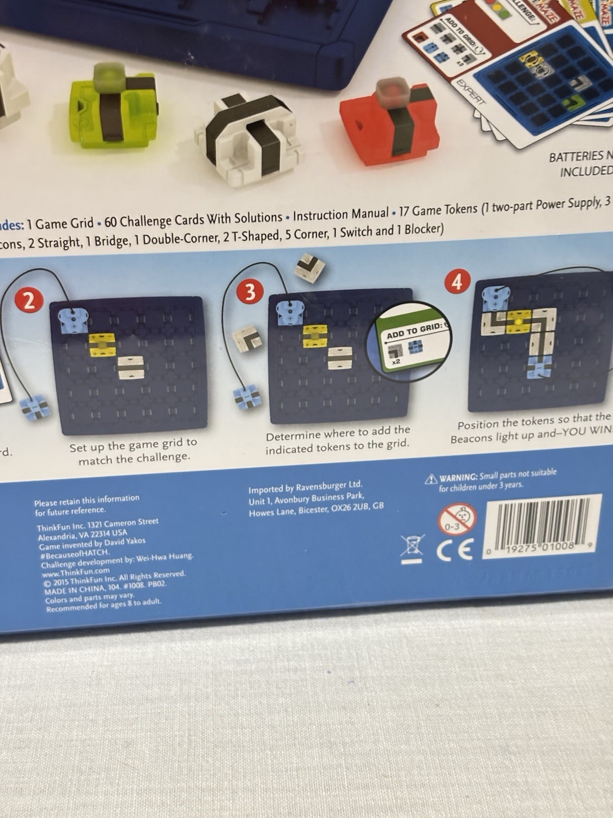 Thinkfun CIRCUIT MAZE Electric Current Logic BOARD GAME New Sealed
