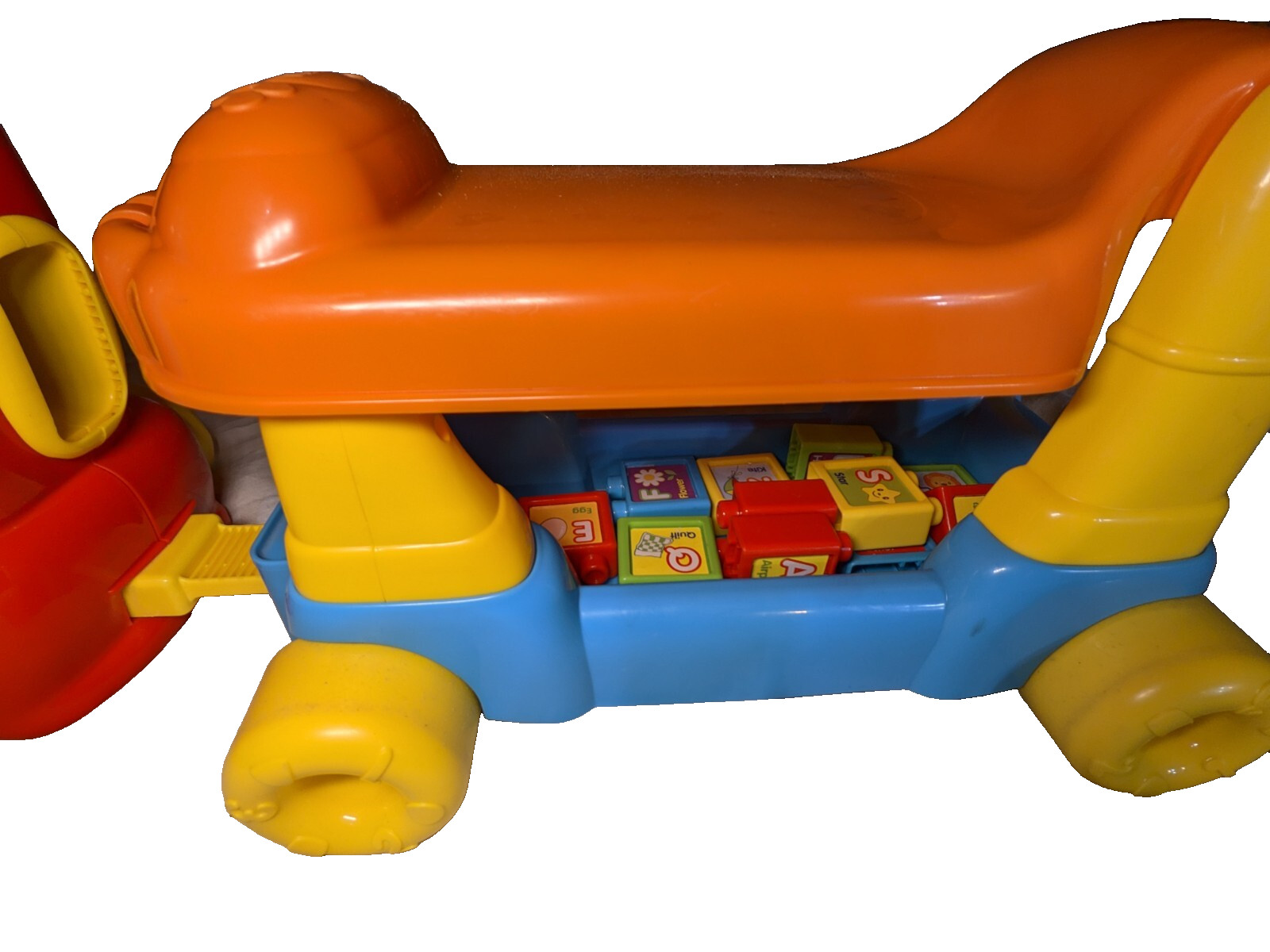 VTech 4-in-1 Learning Letters Train Sit to Stand with 11 blocks