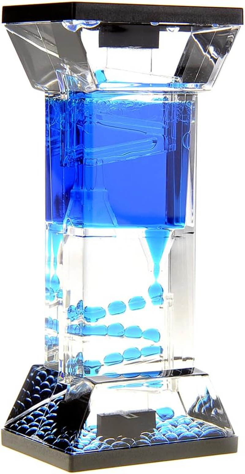Liquid Motion Bubbler Sensory Toy Relaxing Desk Top Water Game Kids Adult