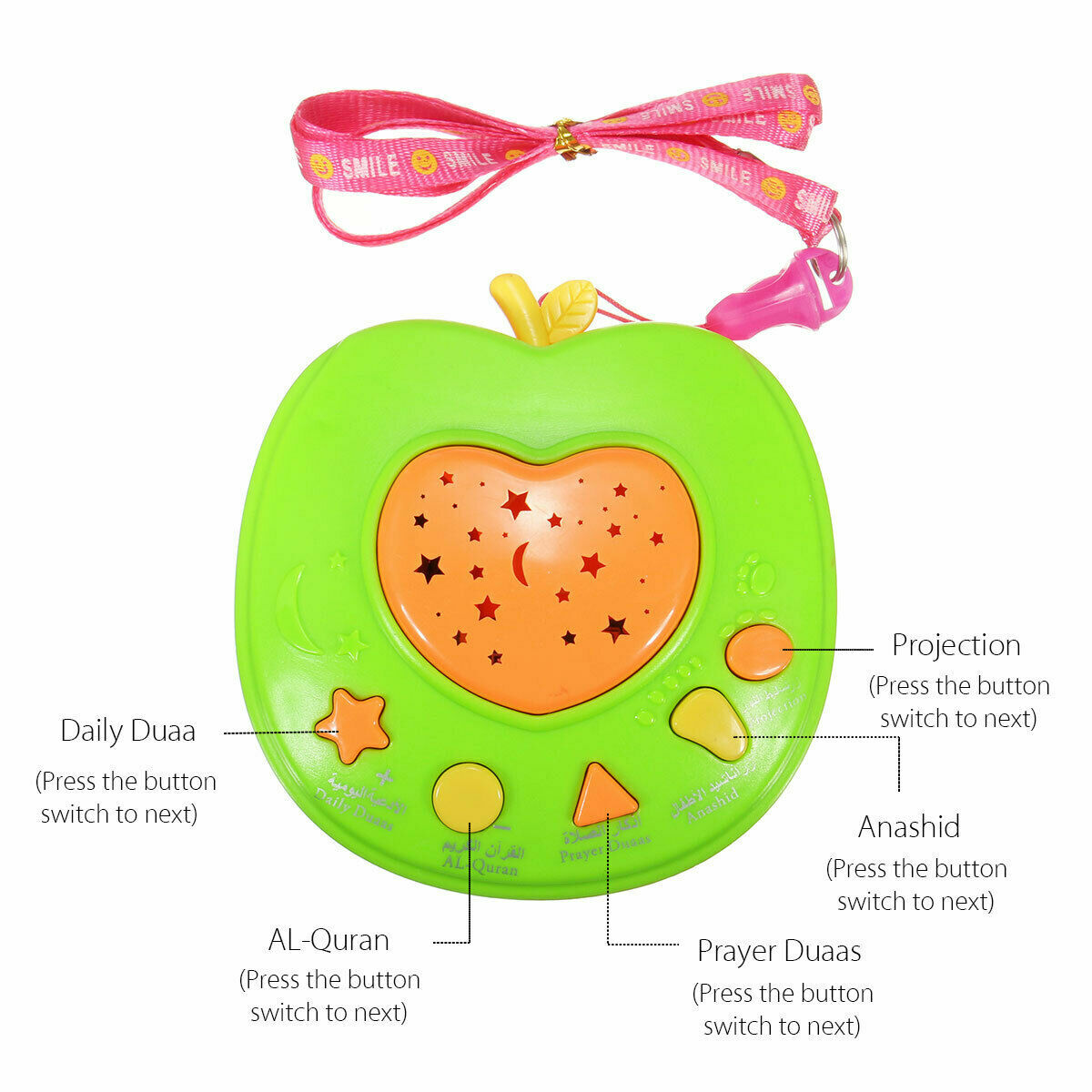 Kids Child Surah Quran Story Learning Machine Prayer Islamic Education Toy Gift