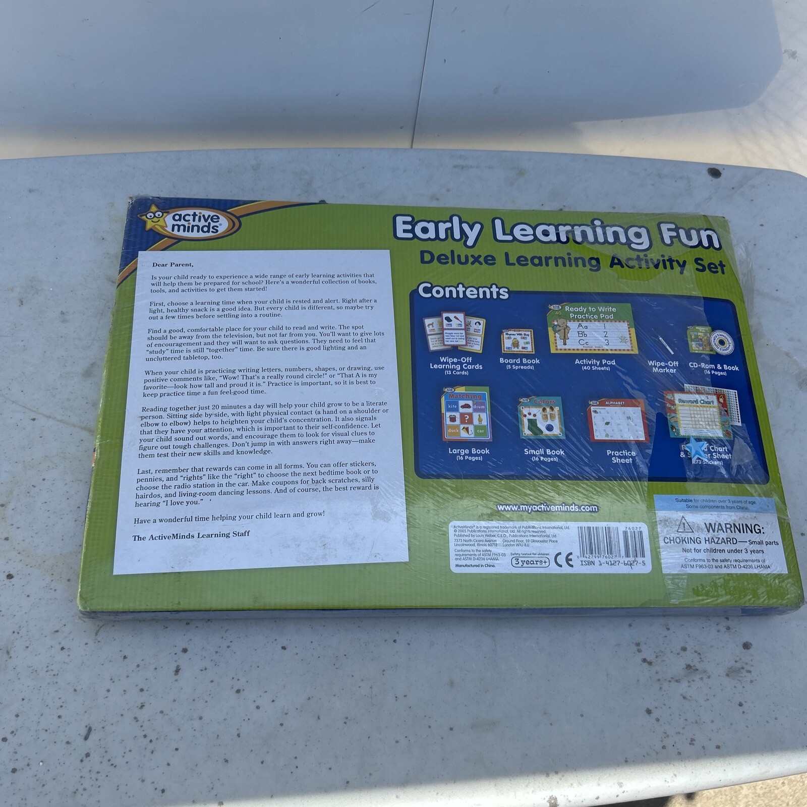 Early Learning Fun – Deluxe Learning Activity Set – Active Minds – Ages 3+