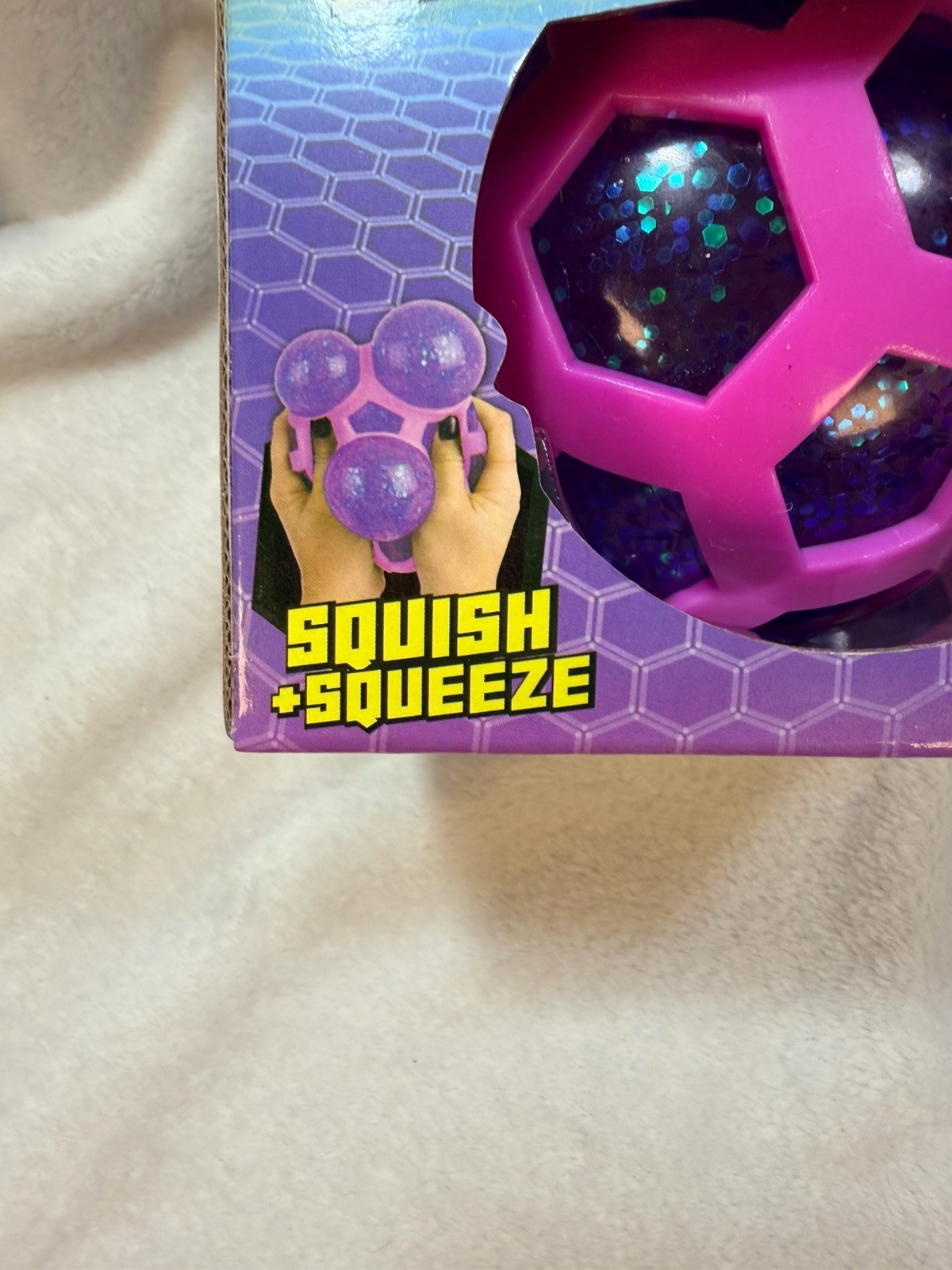Crazy Fun Jumbo Hex A Squish Ball TikTok Viral Squishy Stress Toy Five Below