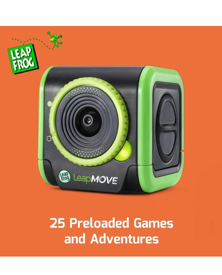 NEW LeapFrog LeapMove Gaming Console Motion-Based Learning 25 Preload Games